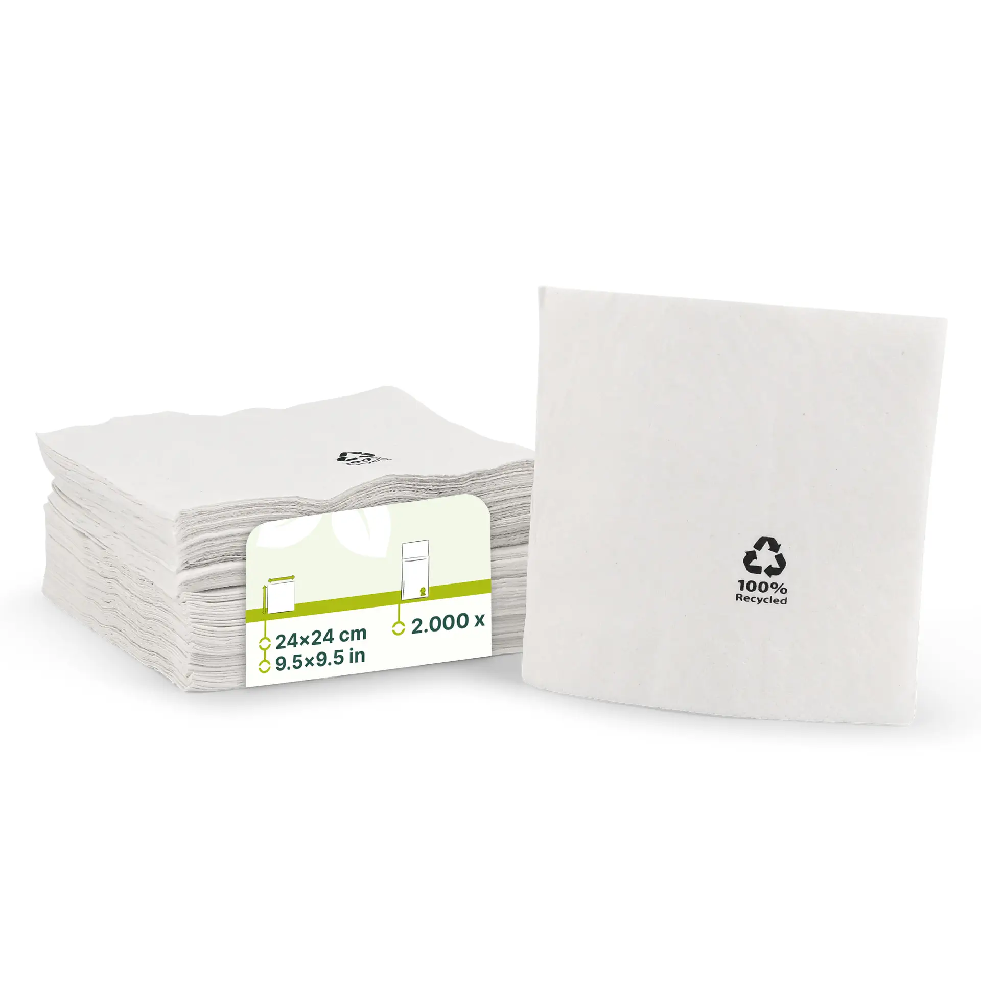 rServiettes cocktail en papier 24 x 24 cm, 2 plis, ¼ de pli, blanc dse02830-cocktail-servietten-aus-recyceltem-papier-24-x-24-cm-2-lagig-falz-weiss