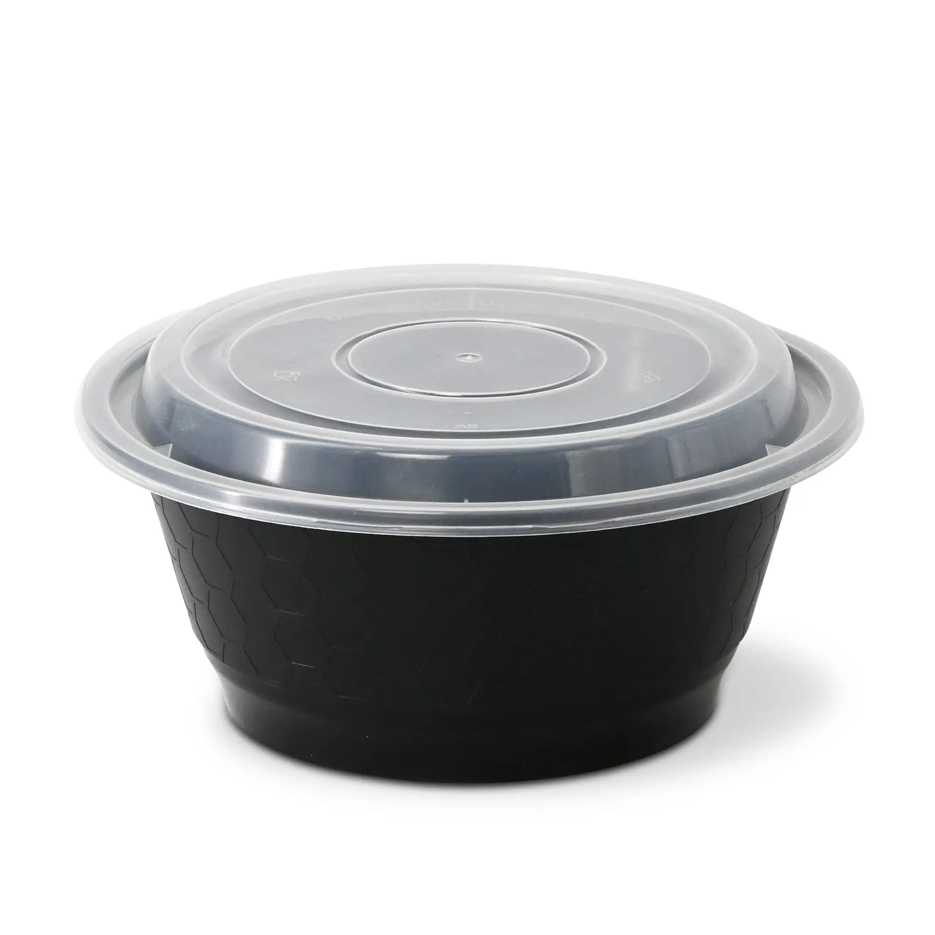 Récipient réutilisable en PP 1000 ml, profond, noir