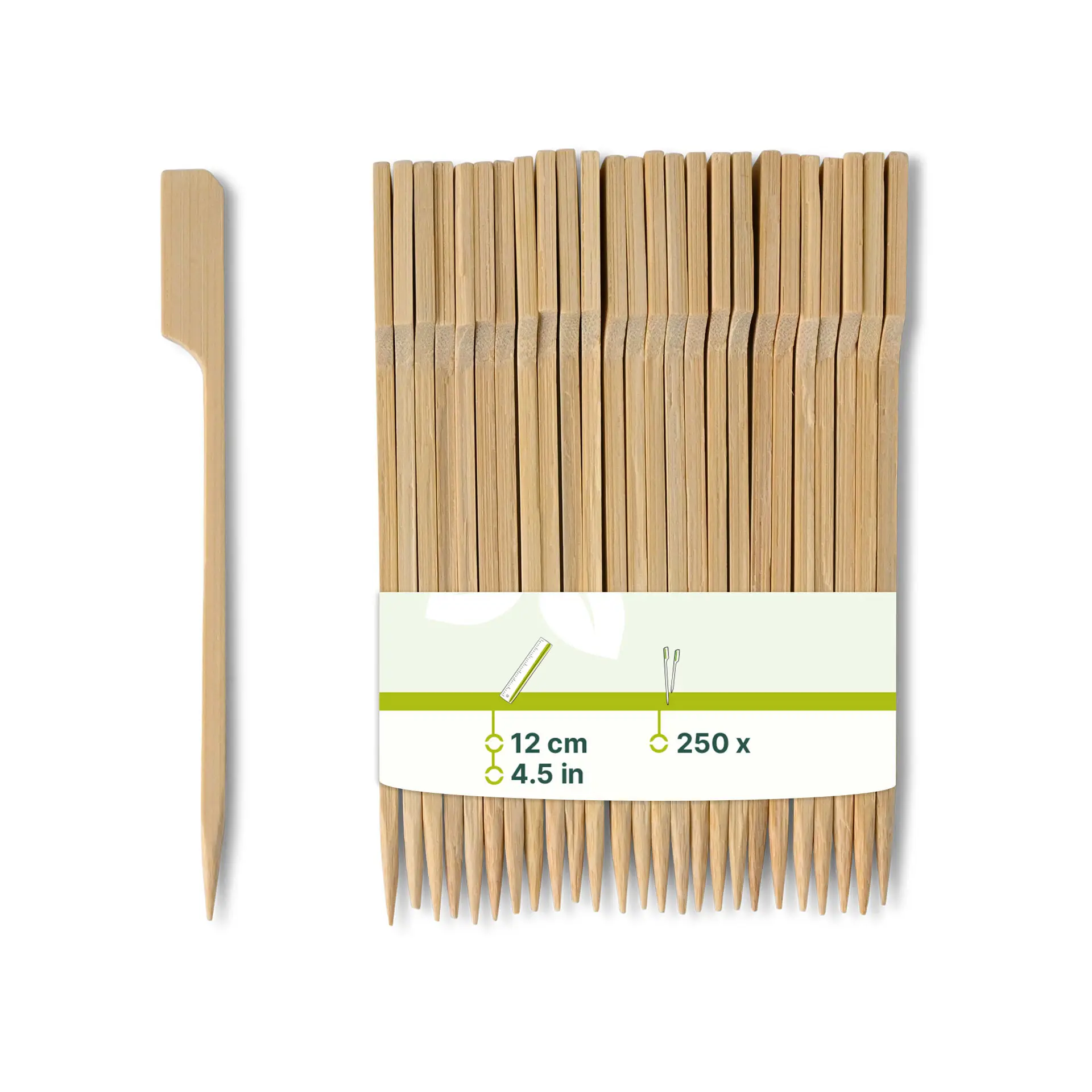 Flaggenspiesse aus Bambus, 12 cm, unbehandelt Flaggenspiesse aus Bambus, 12 cm, unbehandelt