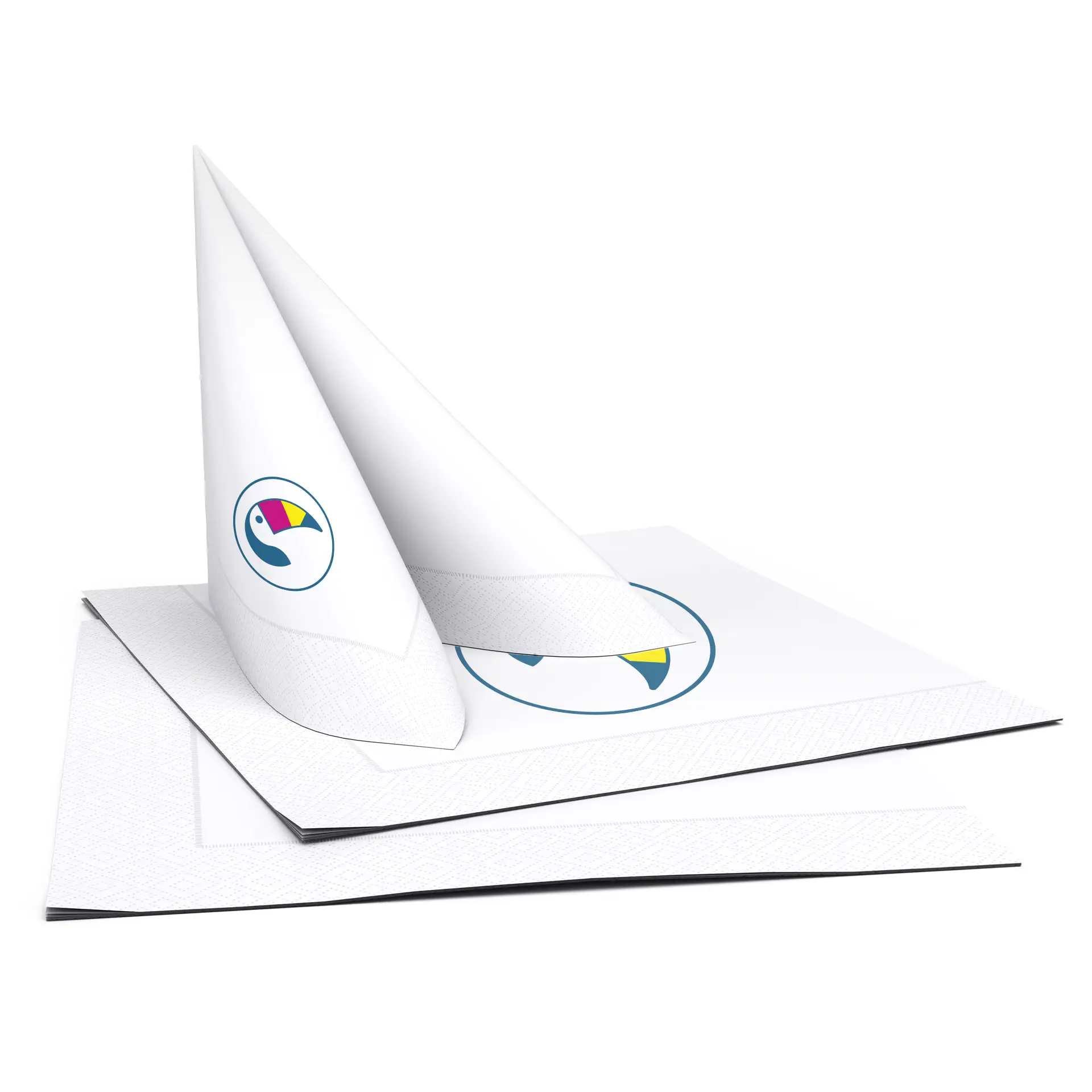 Bedruckte Servietten, 33 x 33 cm, 1/4 Falz