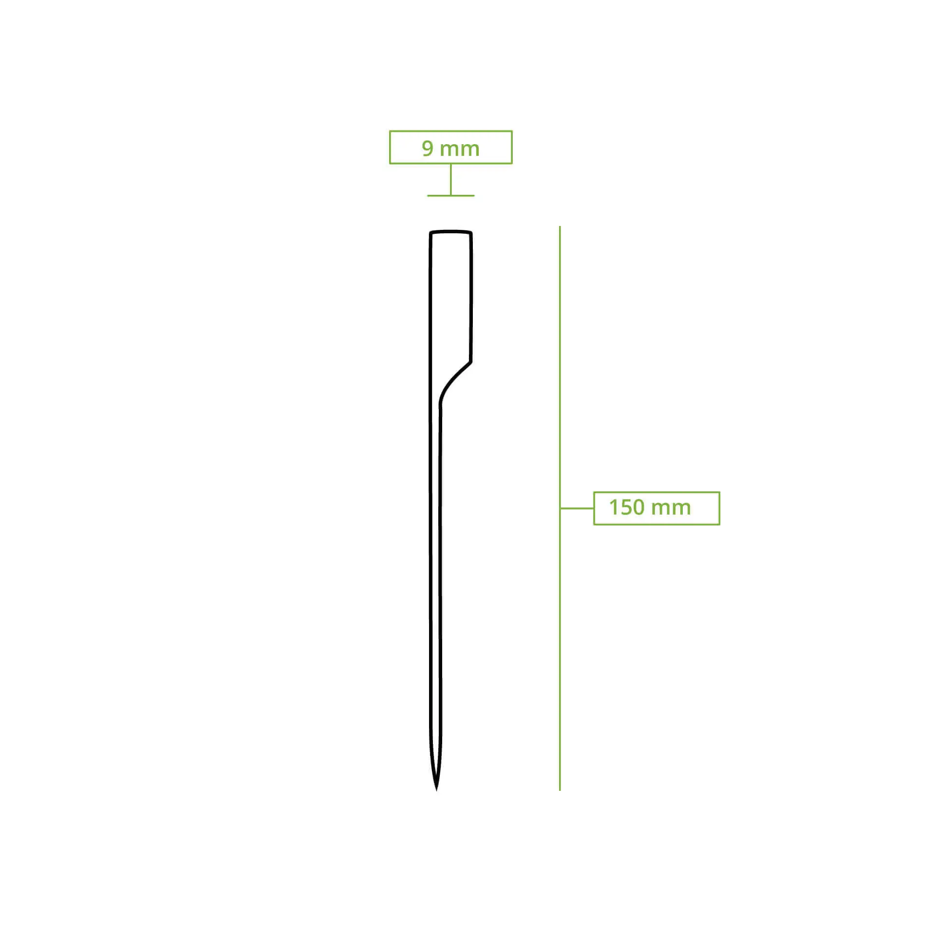 Flaggenspiesse aus Bambus, 15 cm, unbehandelt Flaggenspiesse aus Bambus, 15 cm, unbehandelt