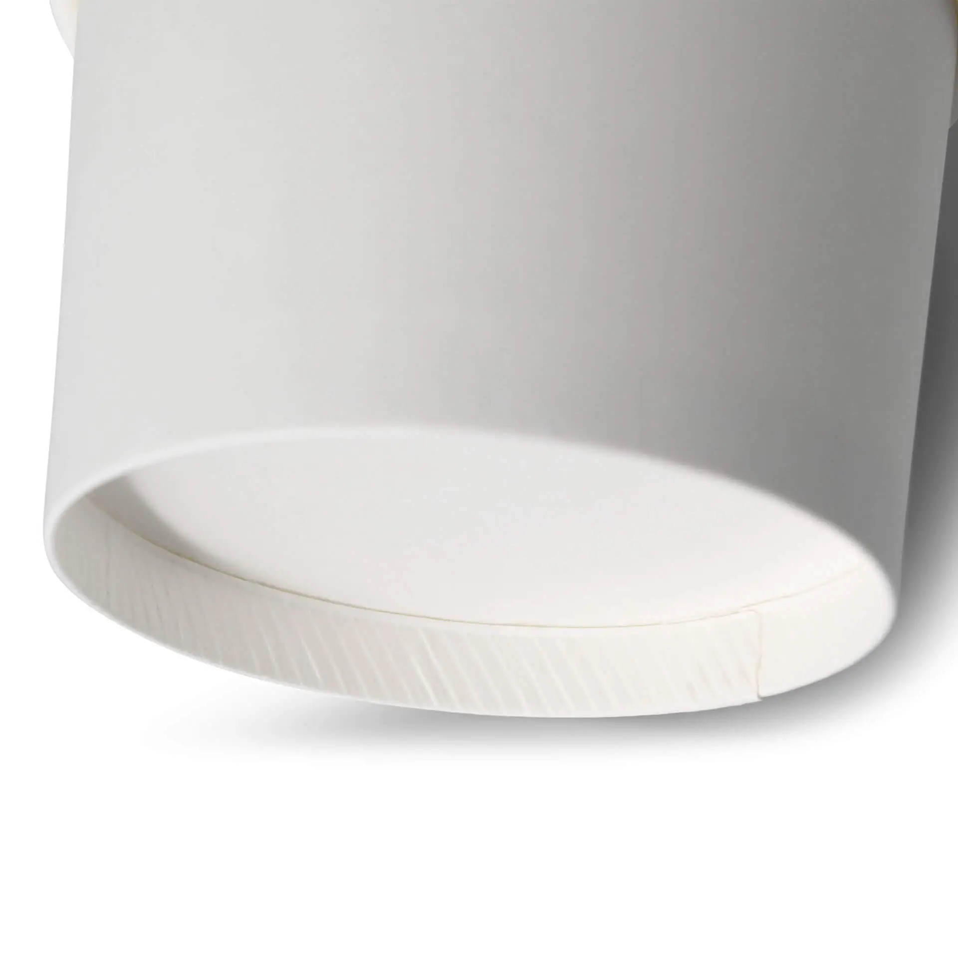 Suppenbecher to go aus Karton (Premium) 200 ml, Ø 90 mm, weiss, bio-beschichtet