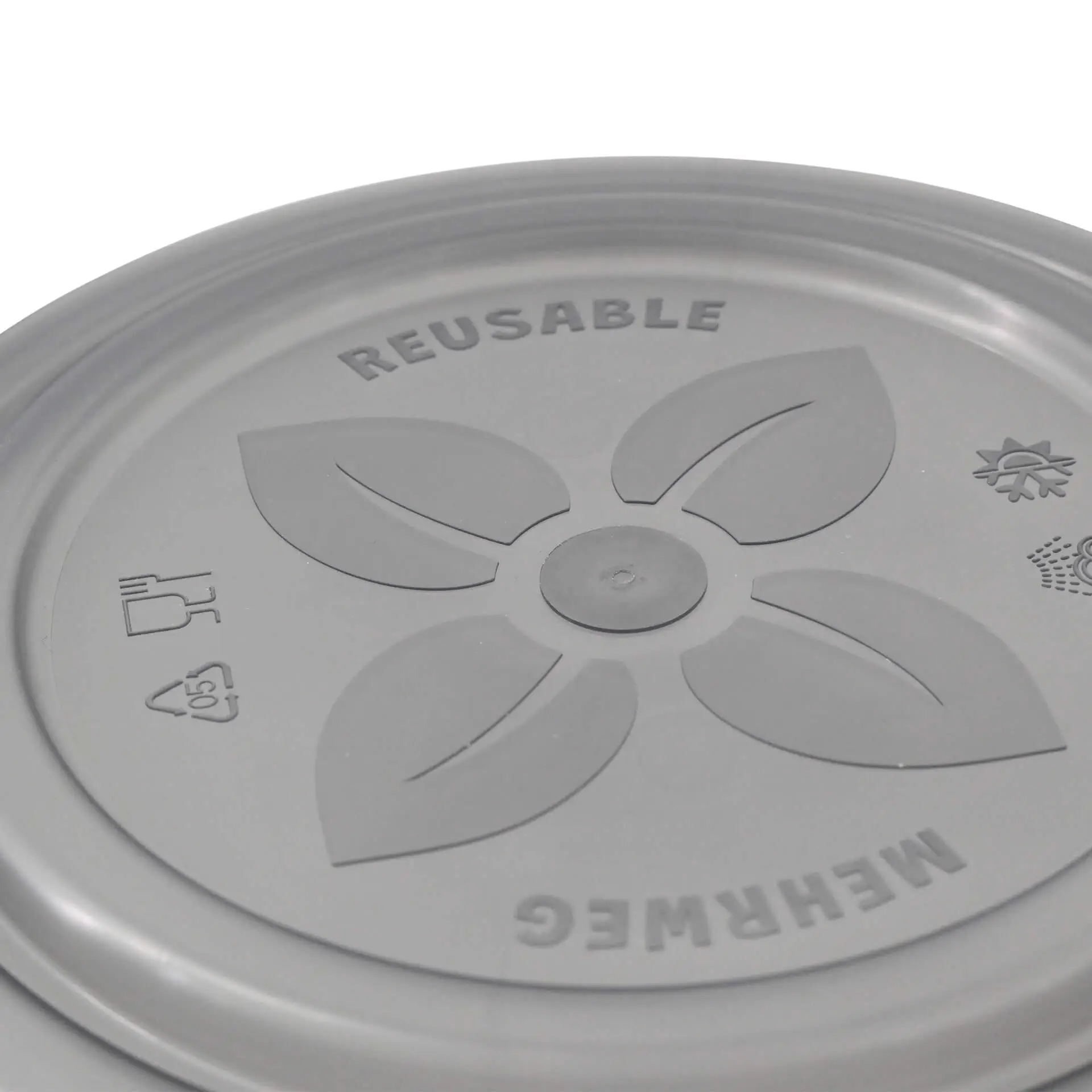 Couvercle réutilisable «merways Bowl» gris, Ø 150mm, PP dfc008091-mehrwegdeckel-merways-bowl-150-mm-pp-grau-3