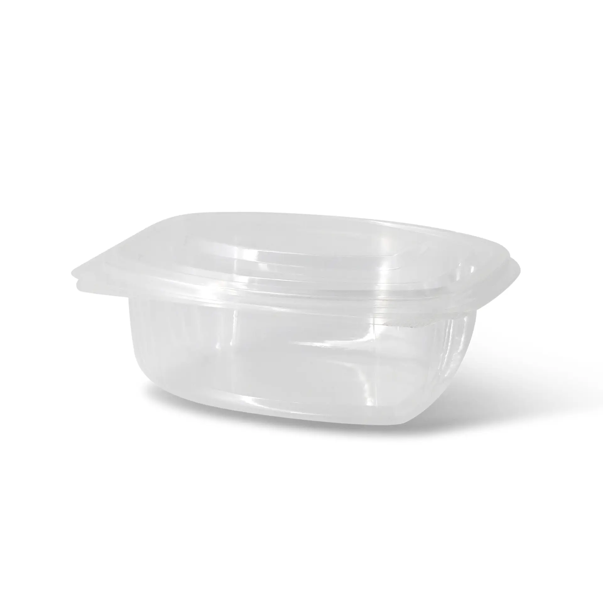 Barquette avec couvercle charnière en PLA, 500 ml dfc019311-pla-feinkost-schalen-500-ml-klappdeckel-rechteckig-2