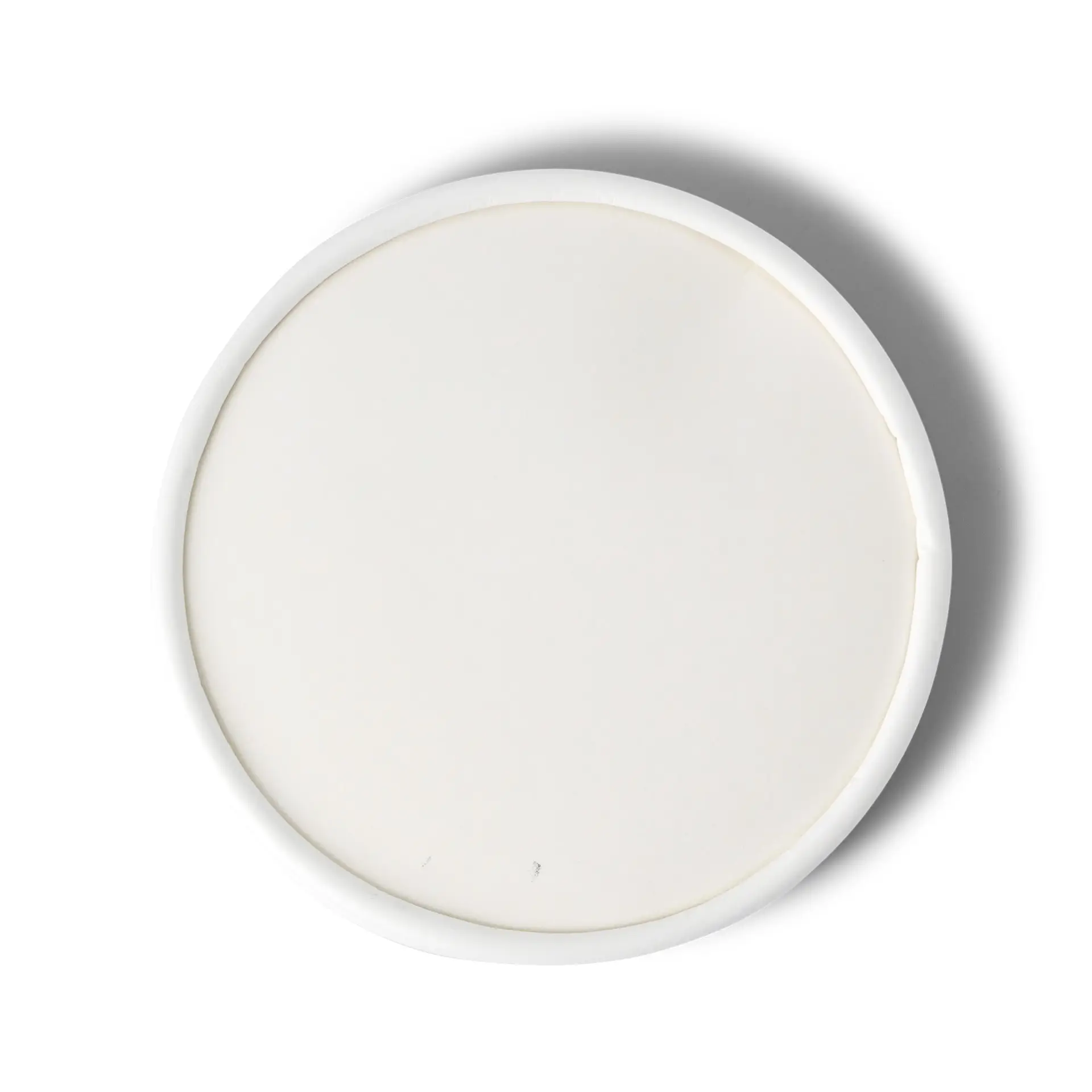 Couvercle en carton blanc pour pot premium, Ø 95 mm
