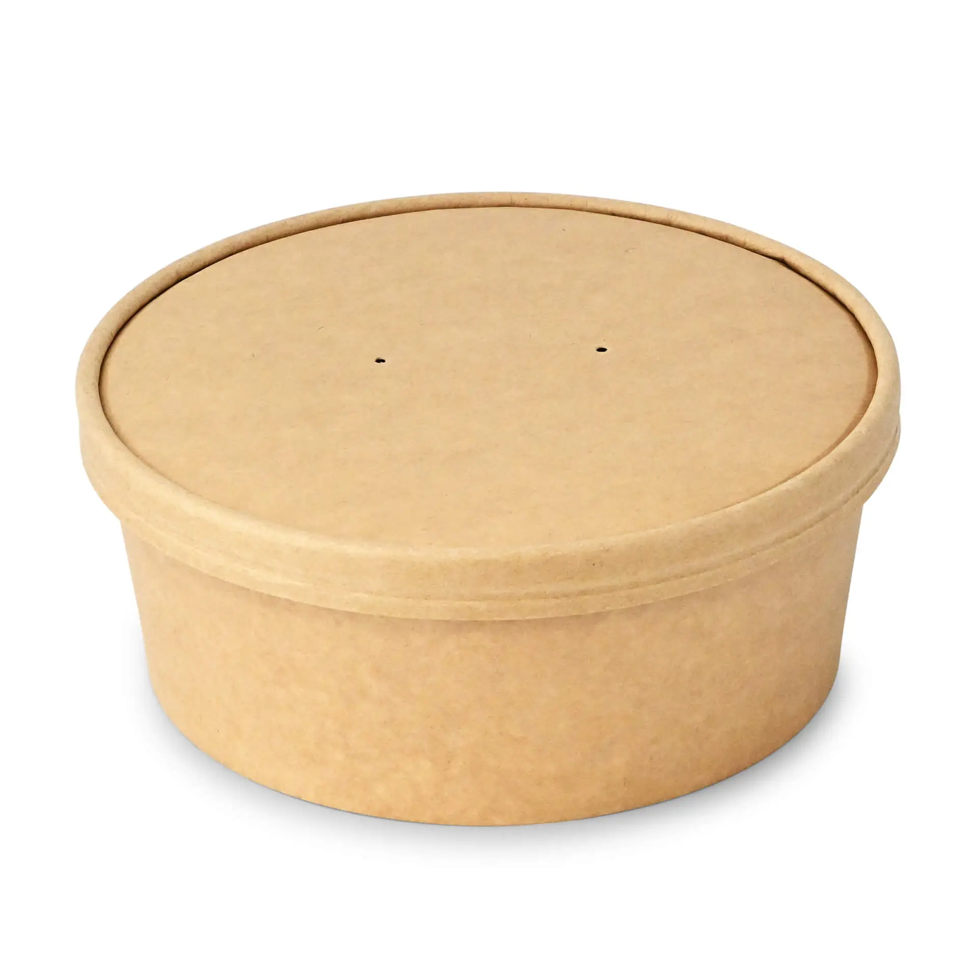 Couvercle en carton avec membrane (revêtu de PE) Ø 185 mm, brun, rond (pour bol en carton kraft) con30002-01-1-pappdeckel-mit-membran-beschichtet-185-mm-braun-rund-fuer-kartonschalen-4