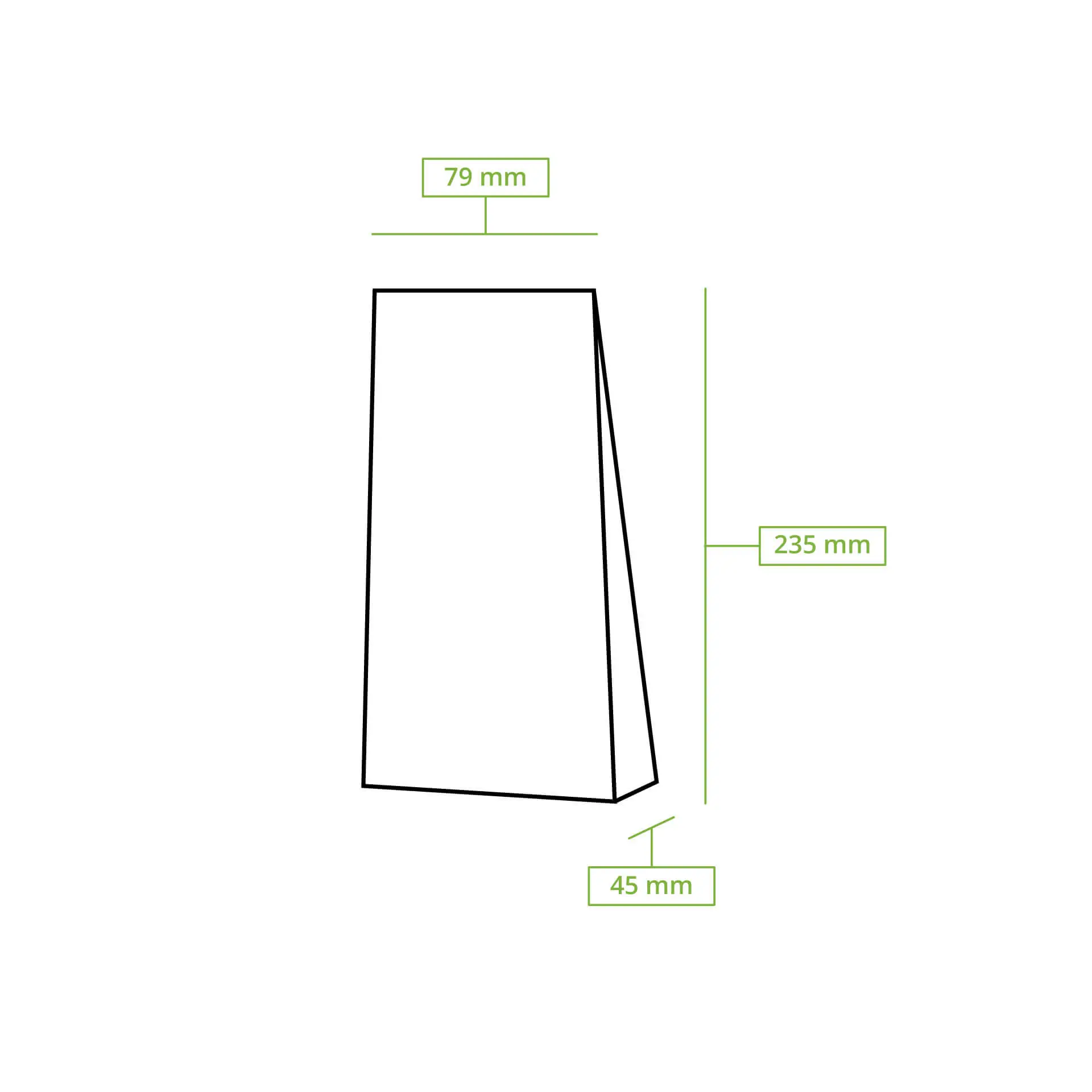 Sac SOS kraft brun XS, fenêtre PP et fermeture, 7,5 x 4,5 x 24 cm dre03990-blockbeutel-m-fenster-xs-75-x-45-x-24-cm-pp-folie-braun-clipband-kraftpapier-8