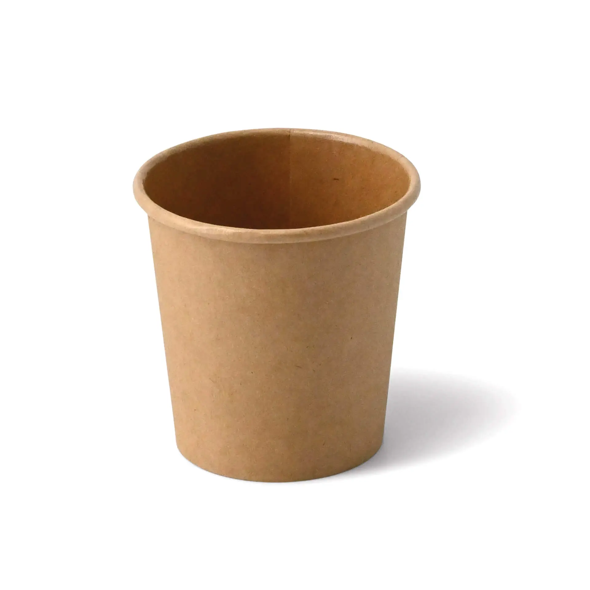 Pappbecher (beschichtet) 100 ml / 4 oz, Ø 62 mm, braun Pappbecher (beschichtet) 100 ml / 4 oz, Ø 62 mm, braun