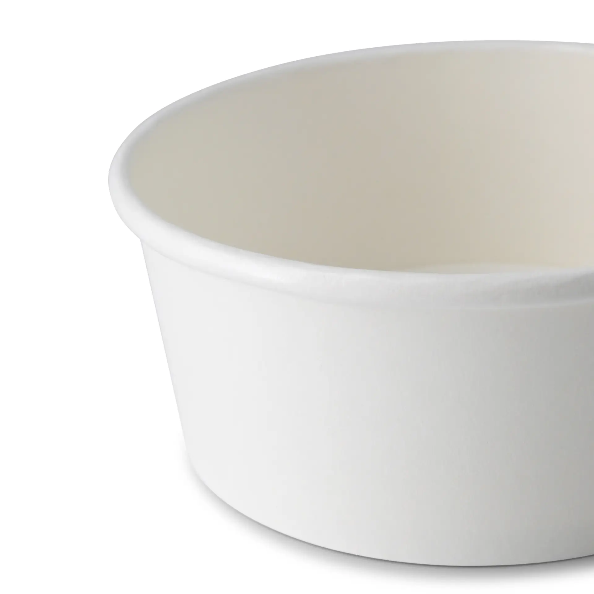 Kartonschale / Salatschale (bio-beschichtet) 650 ml, Ø 150 mm, weiss