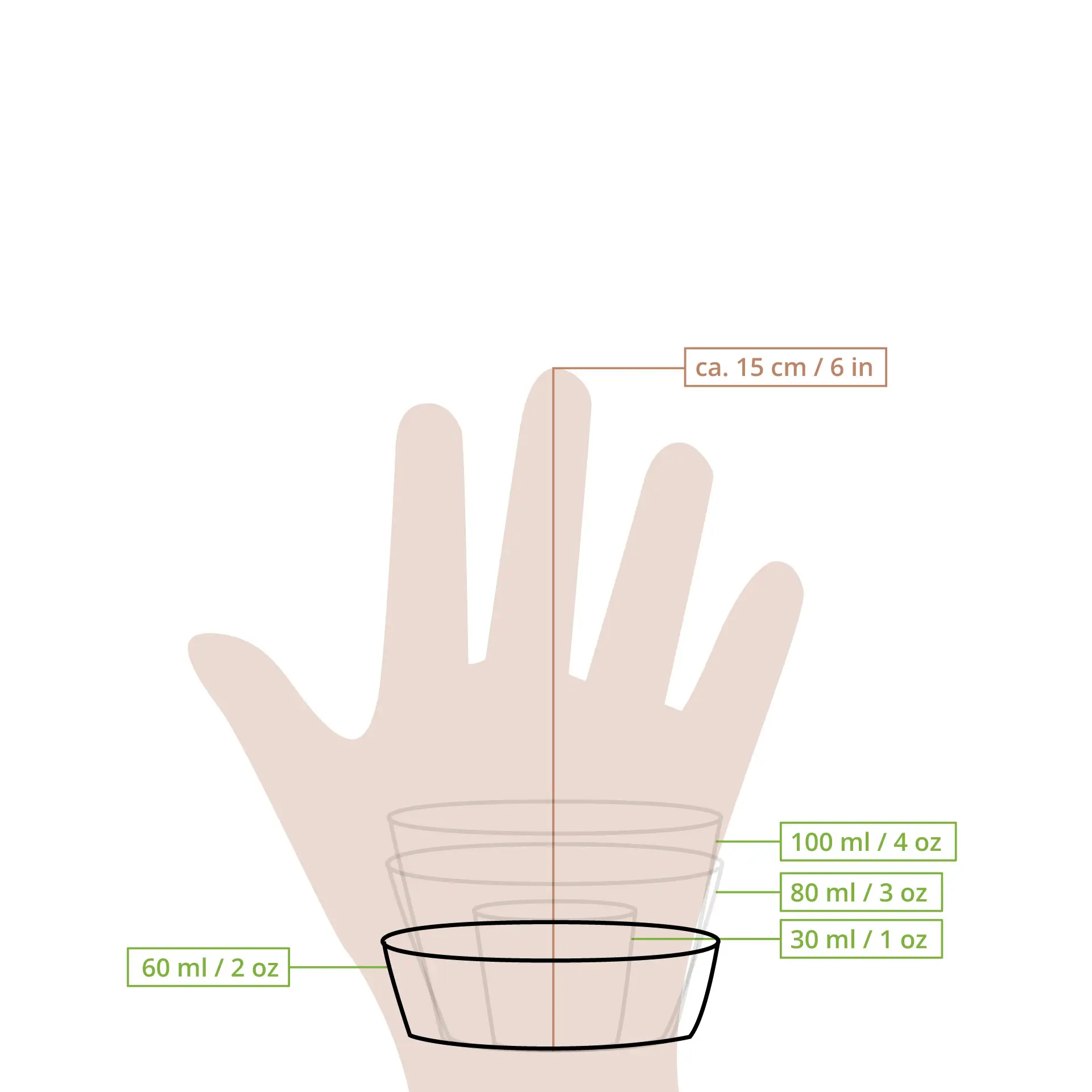 Portionsbecher aus PLA 60 ml, Ø 70 mm, klar
