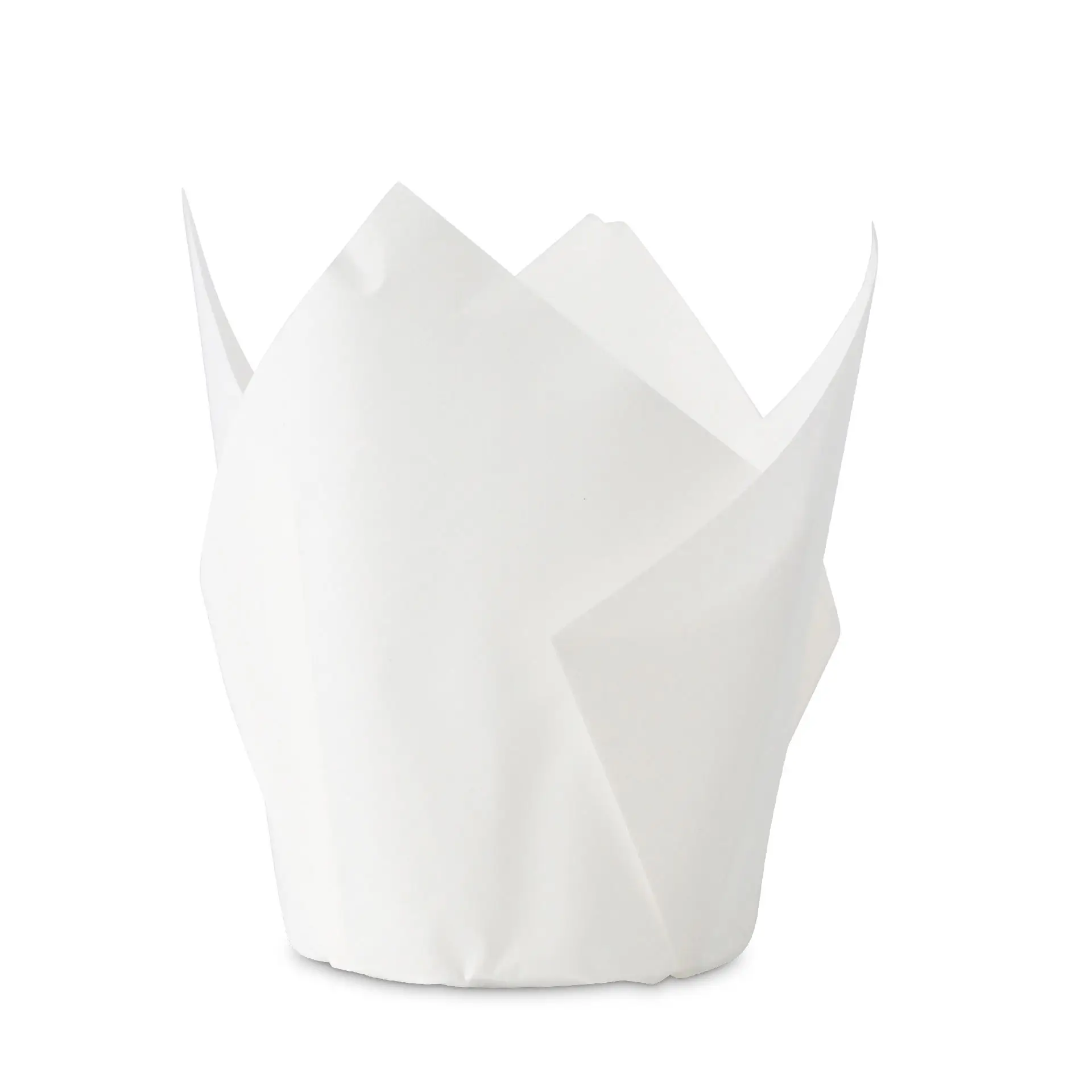 Caissettes à muffins en papier 5,5 cm, Ø 5 cm, blanc