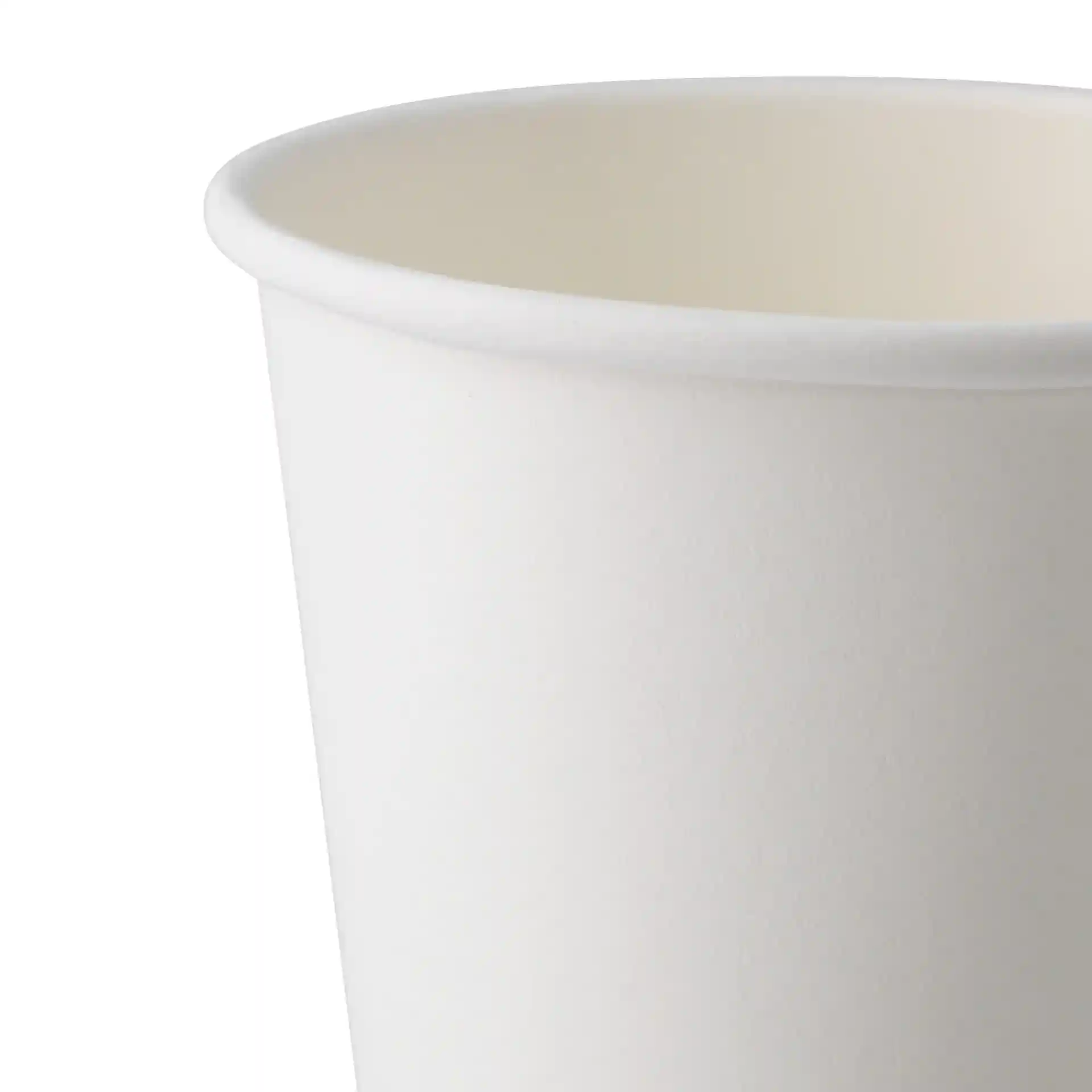 Pappbecher 300 ml / 12 oz, Ø 90 mm, "EcoUp©"- Icons, einwandig, weiss, PLA-beschichtet