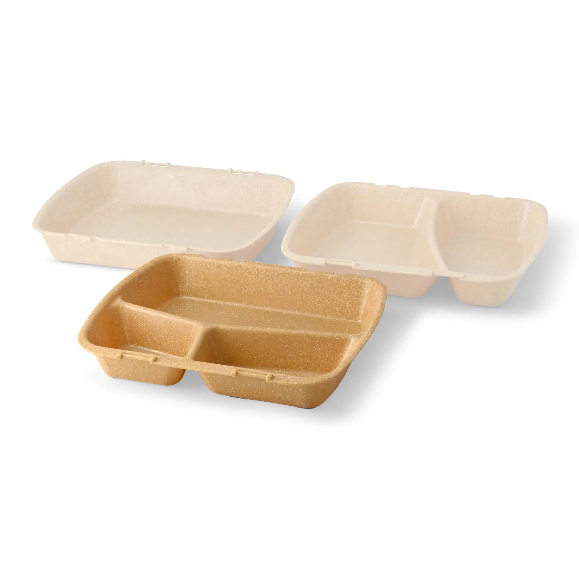 Contenant réutilisable "merways Box" caramel / brun, 24,5 x 20 x 4,5 cm, 3 compartiments, HP4/3 dfc00842-2-fuer-1-mehrweg-menue-behaelter-merways-box-245-x-20-x-45-cm-3-kammern-hp43-karamell-braun-9