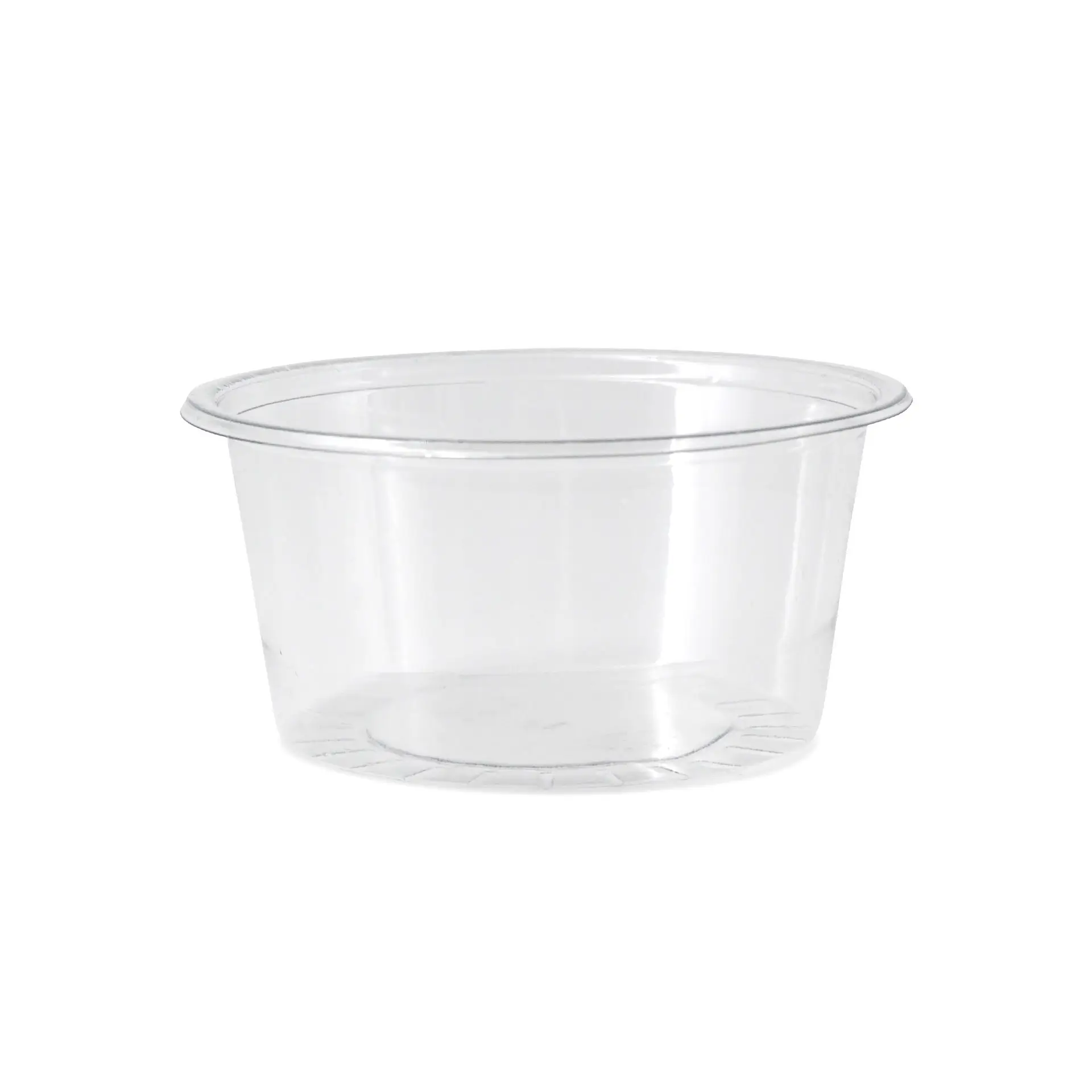 Pot à portions en rPET 100 ml, Ø 75 mm, transparent Pot à portions en rPET 100 ml, Ø 75 mm, transparent