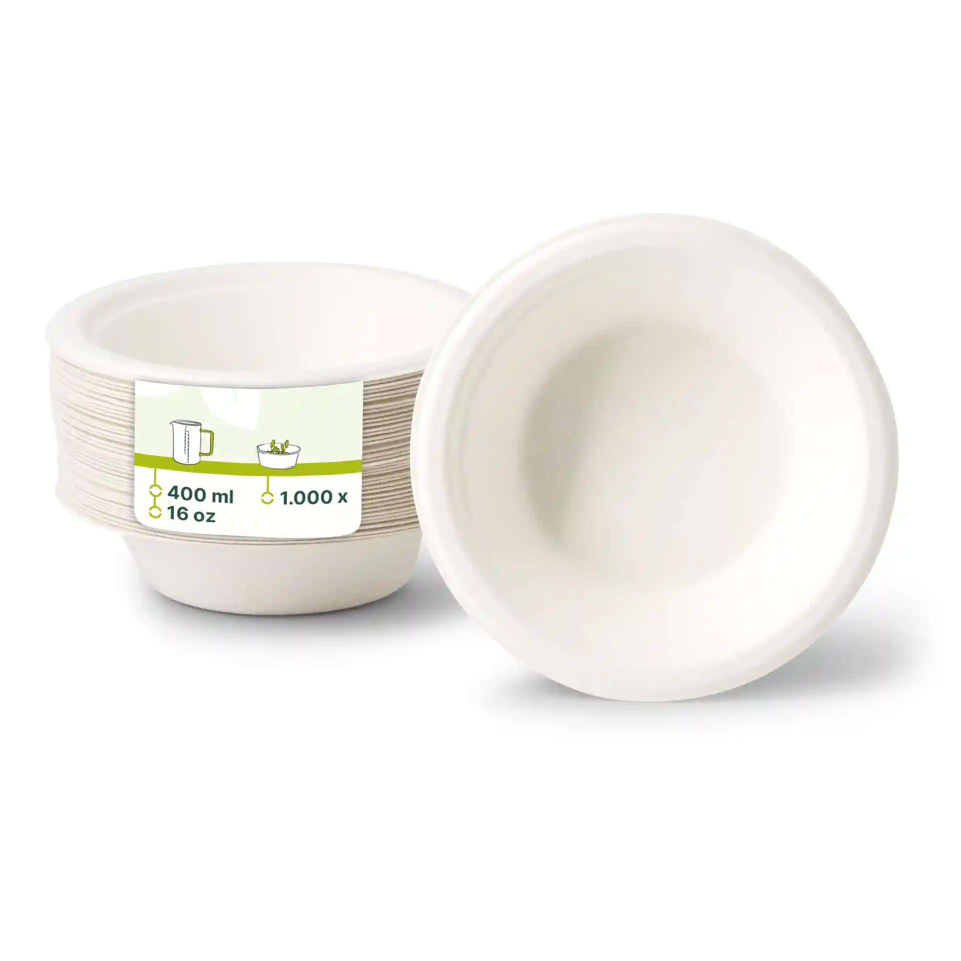 Bol rond en canne à sucre, 400 ml