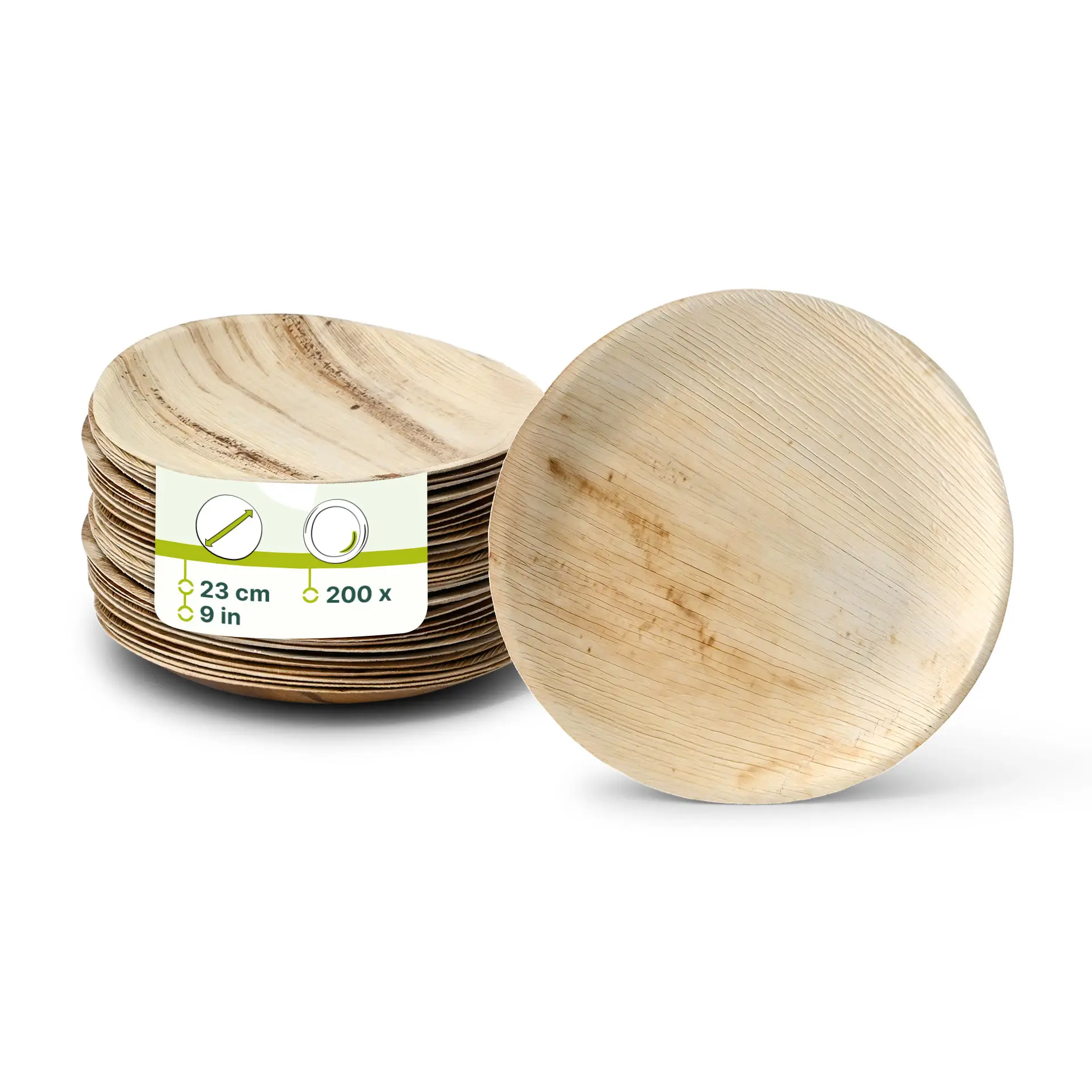 Palmblatt Teller "Palmware®" Ø 23 cm, rund Palmblatt Teller "Palmware®" Ø 23 cm, rund