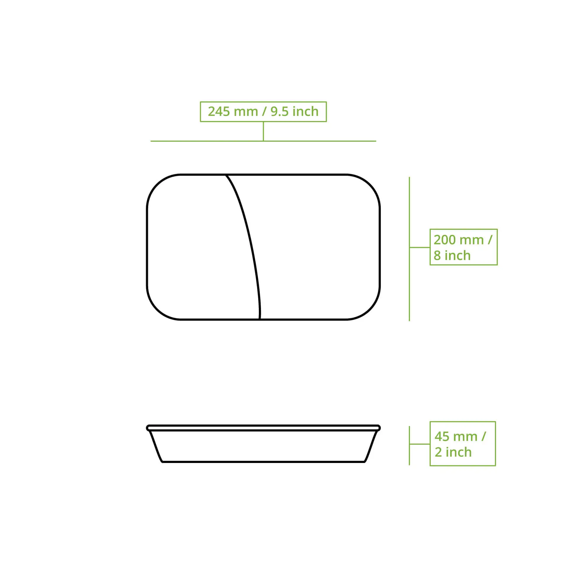 Contenant réutilisable « merways Box » poivre / gris 24,5 x 20 x 4,5cm, 2 compartiments, HP4/2 Contenant réutilisable « merways Box » poivre / gris 24,5 x 20 x 4,5cm, 2 compartiments, HP4/2