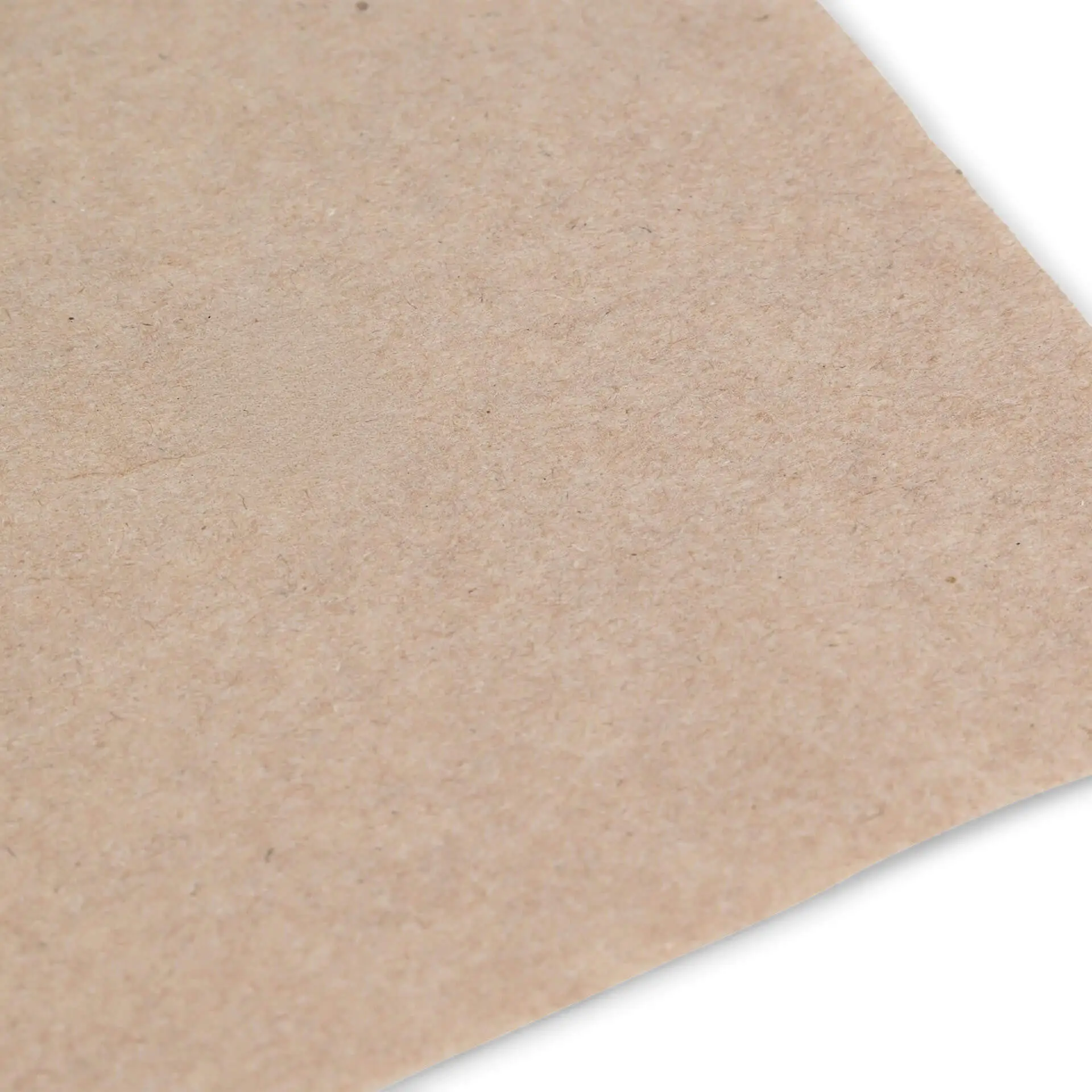 Immagine di carta non sbiancata con un simbolo di riciclo stampato e testo che indica che è 100% riciclata.