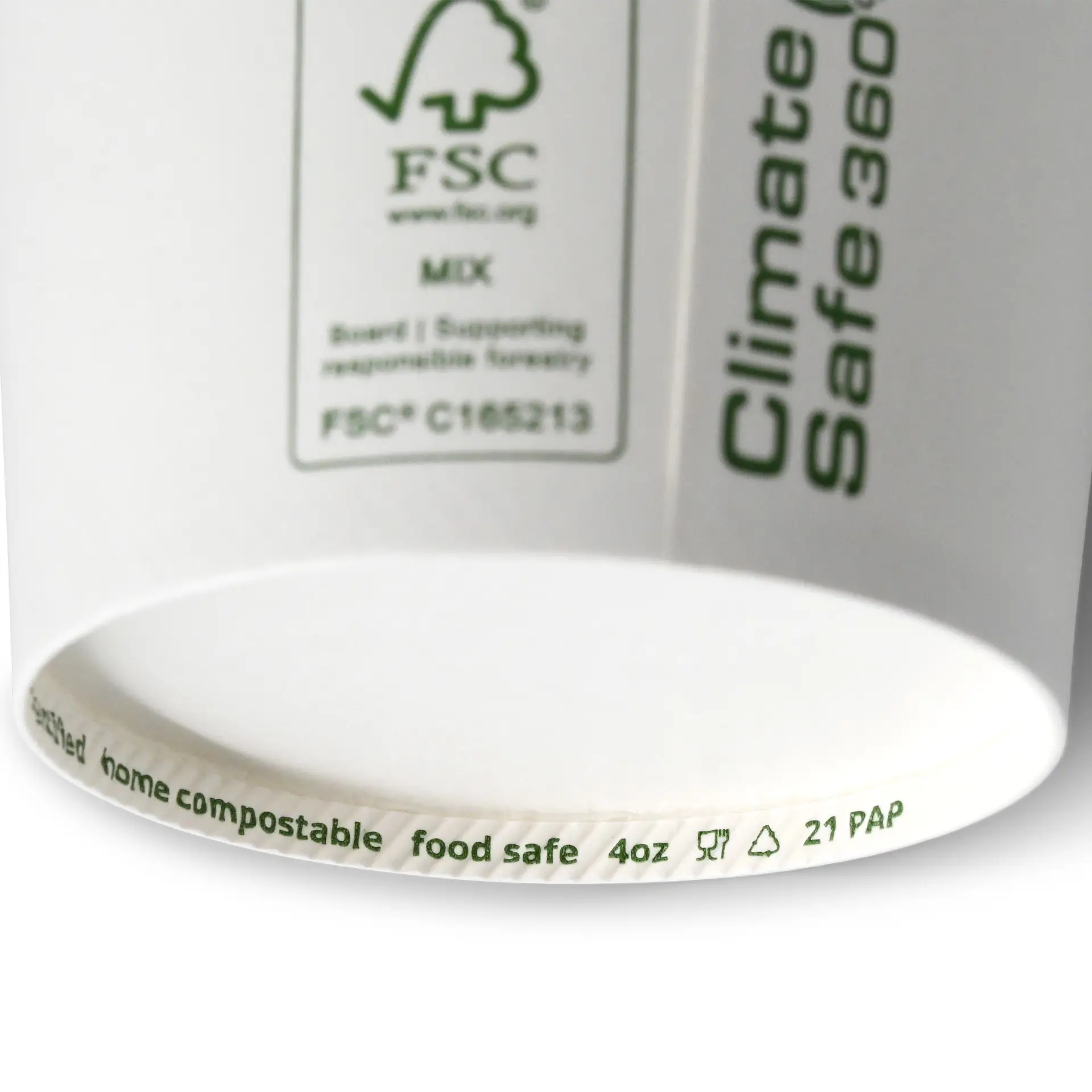 Eisbecher aus Pappe 75 ml, max. 130 ml, Ø 76 mm, weiß Eisbecher aus Pappe 75 ml, max. 130 ml, Ø 76 mm, weiß