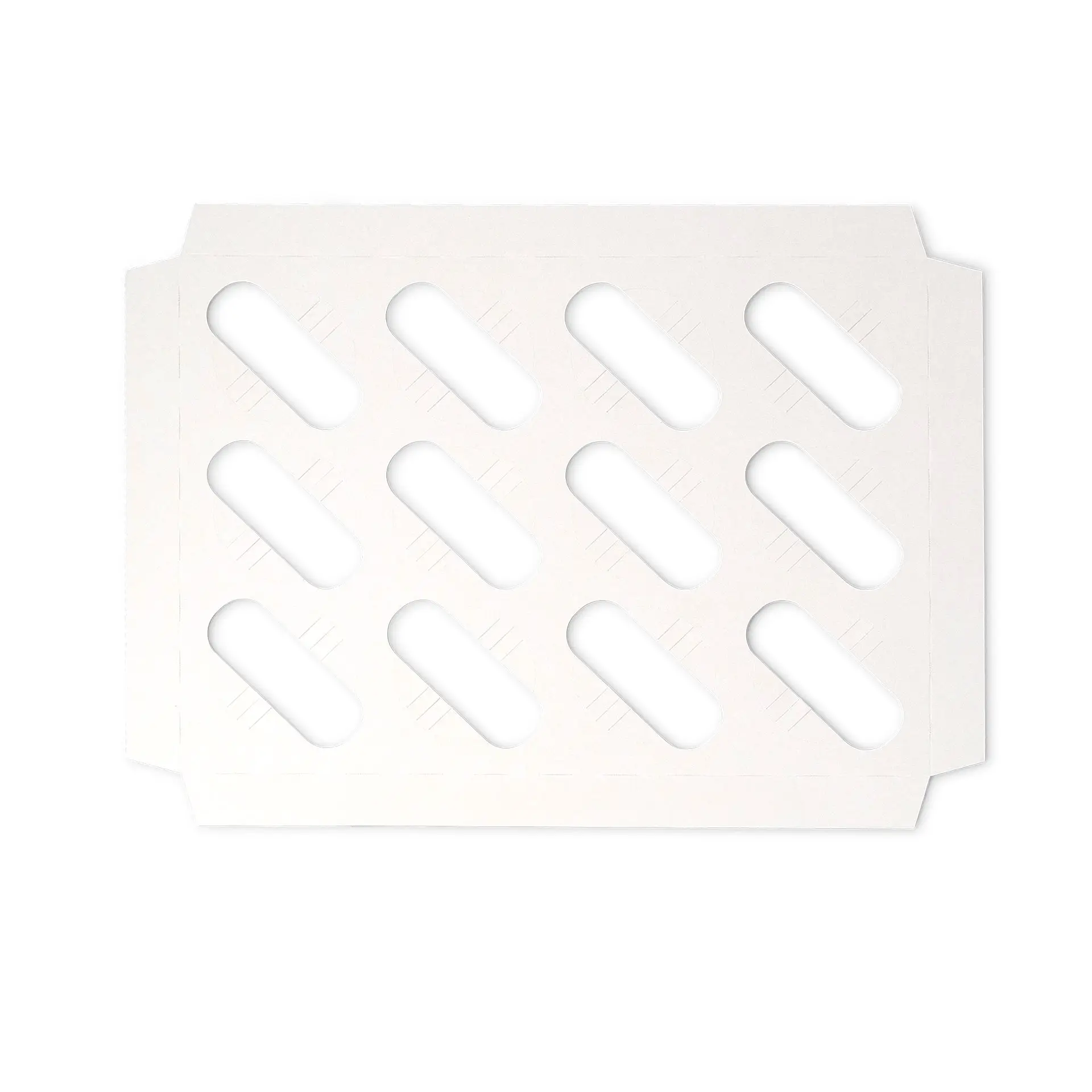 Inserts en carton pour boîtes à cupcakes 12 unités, blanc Inserts en carton pour boîtes à cupcakes 12 unités, blanc
