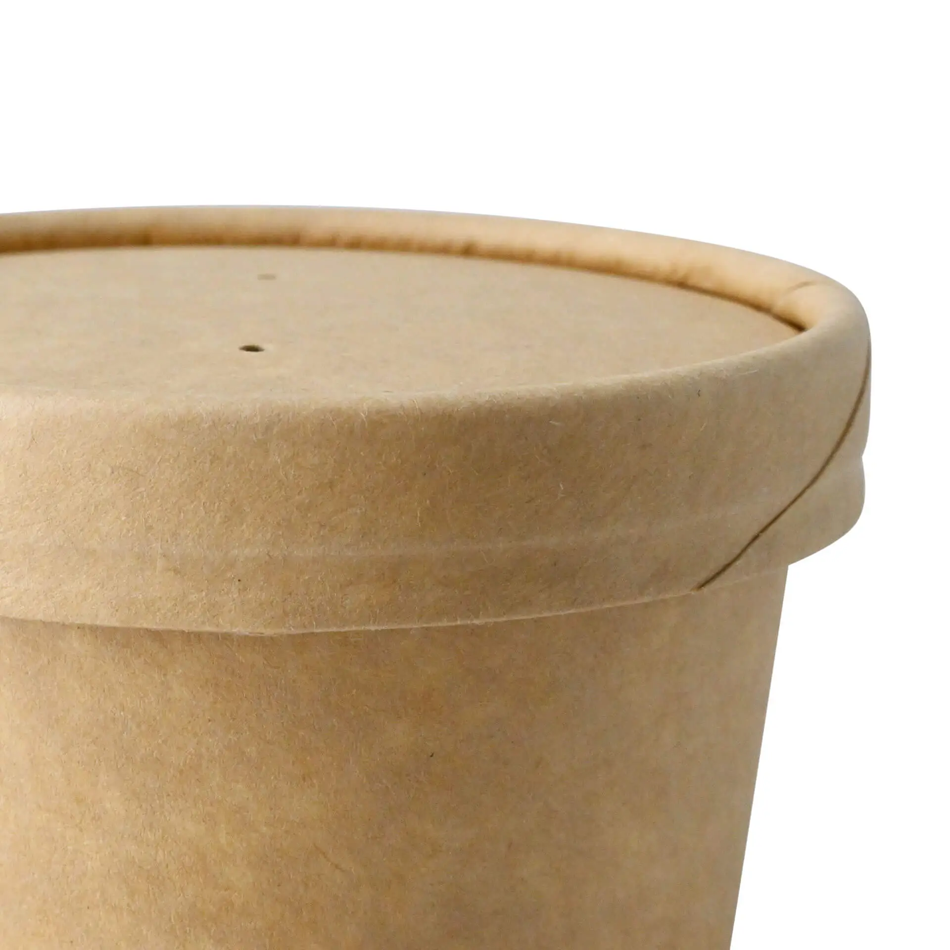 Couvercle en carton avec membrane (revêtu de PE) Ø 90 mm, brun (pour gobelets à soupe) con30008-01-0-pappdeckel-mit-membran-beschichtet-90-mm-braun-fuer-suppenbecher-5