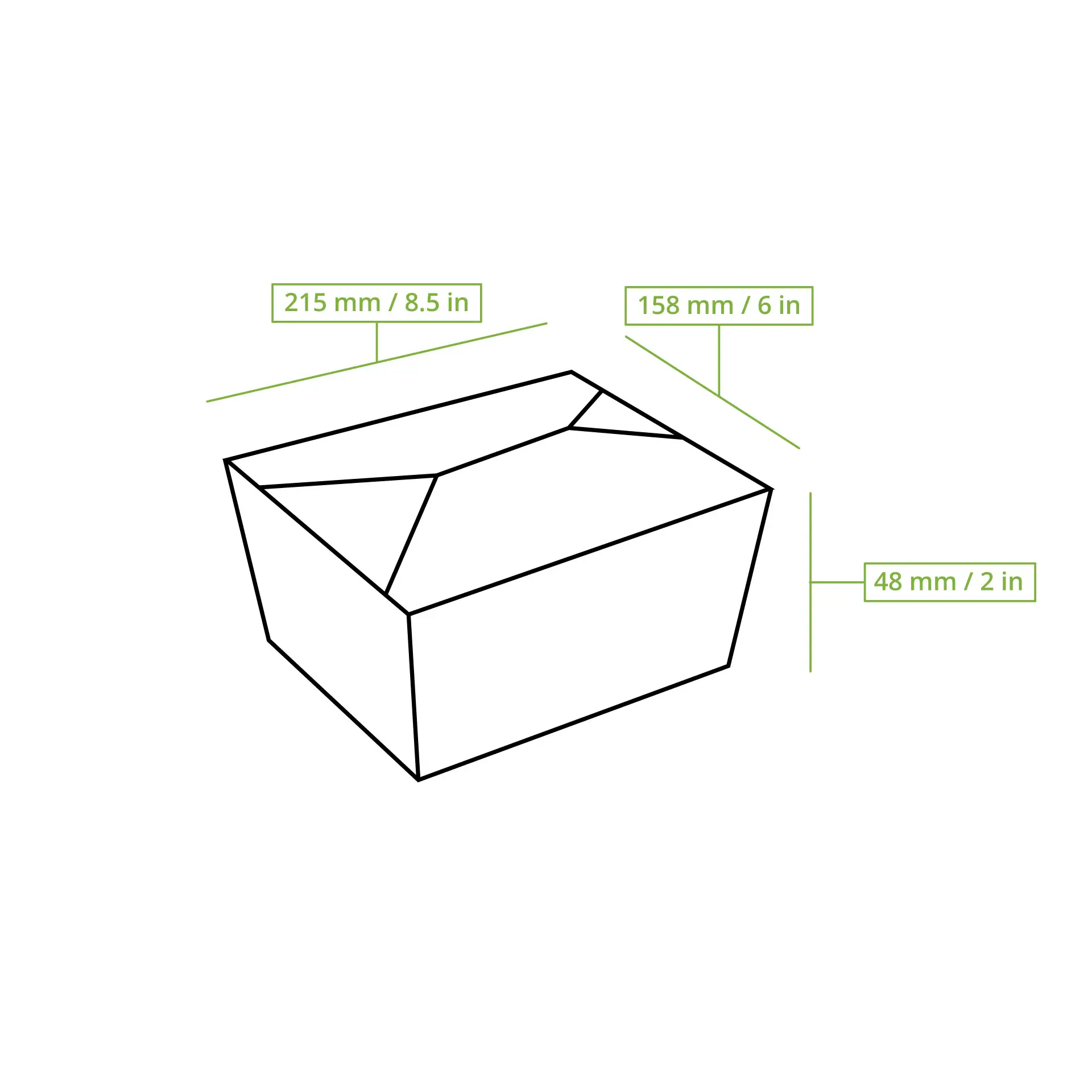 Take-away Boxen (beschichtet) 1100 ml, braun Take-away Boxen (beschichtet) 1100 ml, braun