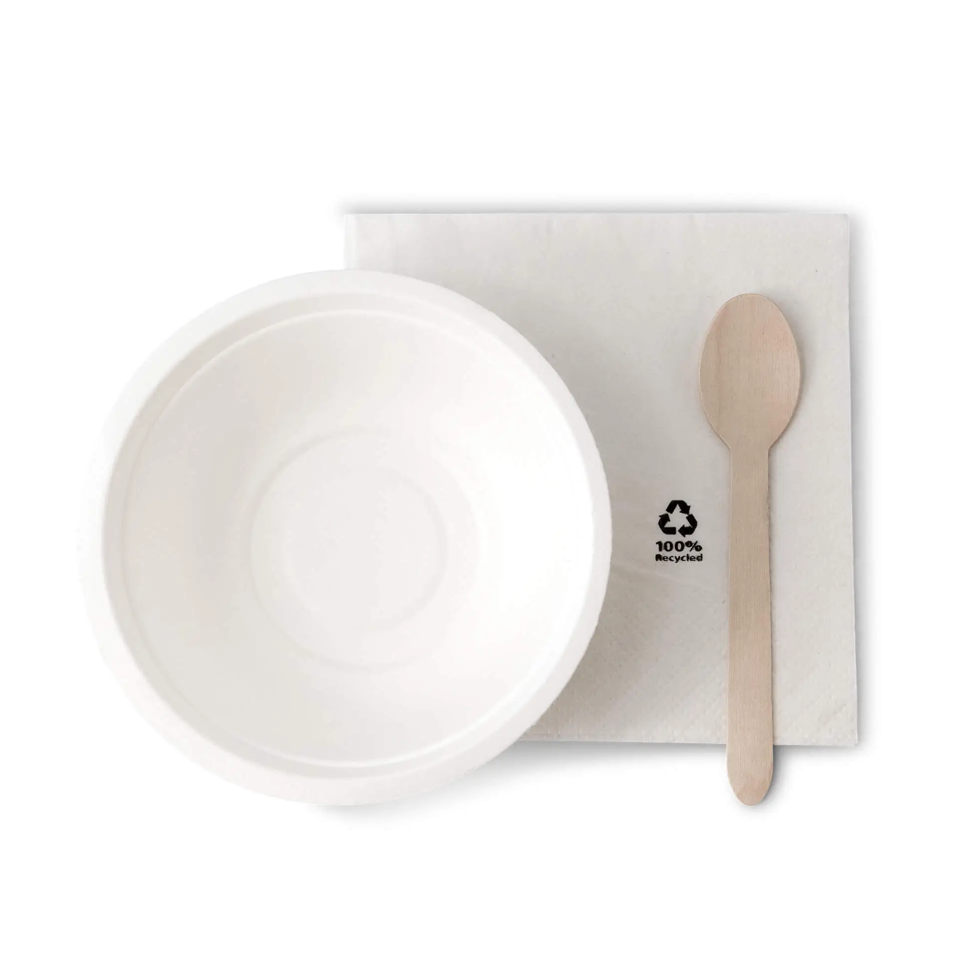 Bol rond en canne à sucre, 500 ml dtw01365-schalen-aus-zuckerrohr-500-ml-weiss-rund-5