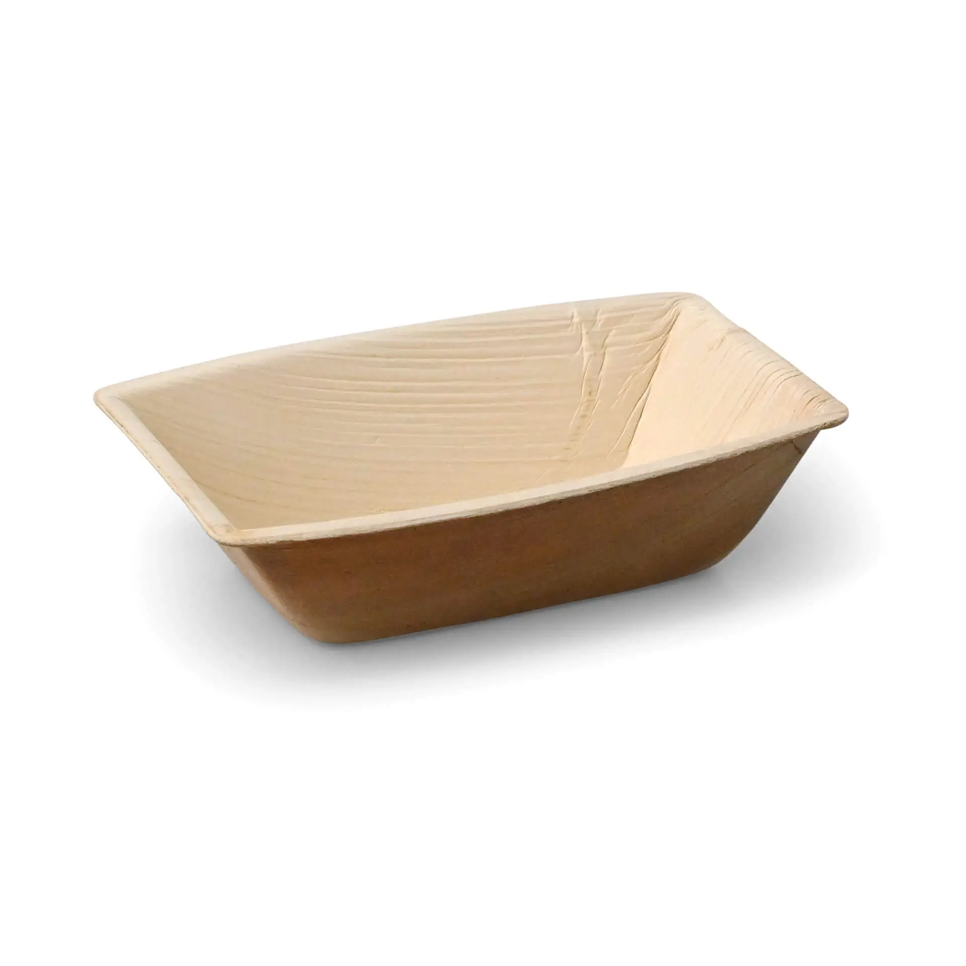 Bol en Feuille de Palmier "Palmware®" 200 ml, rectangulaires Bol en Feuille de Palmier "Palmware®" 200 ml, rectangulaires