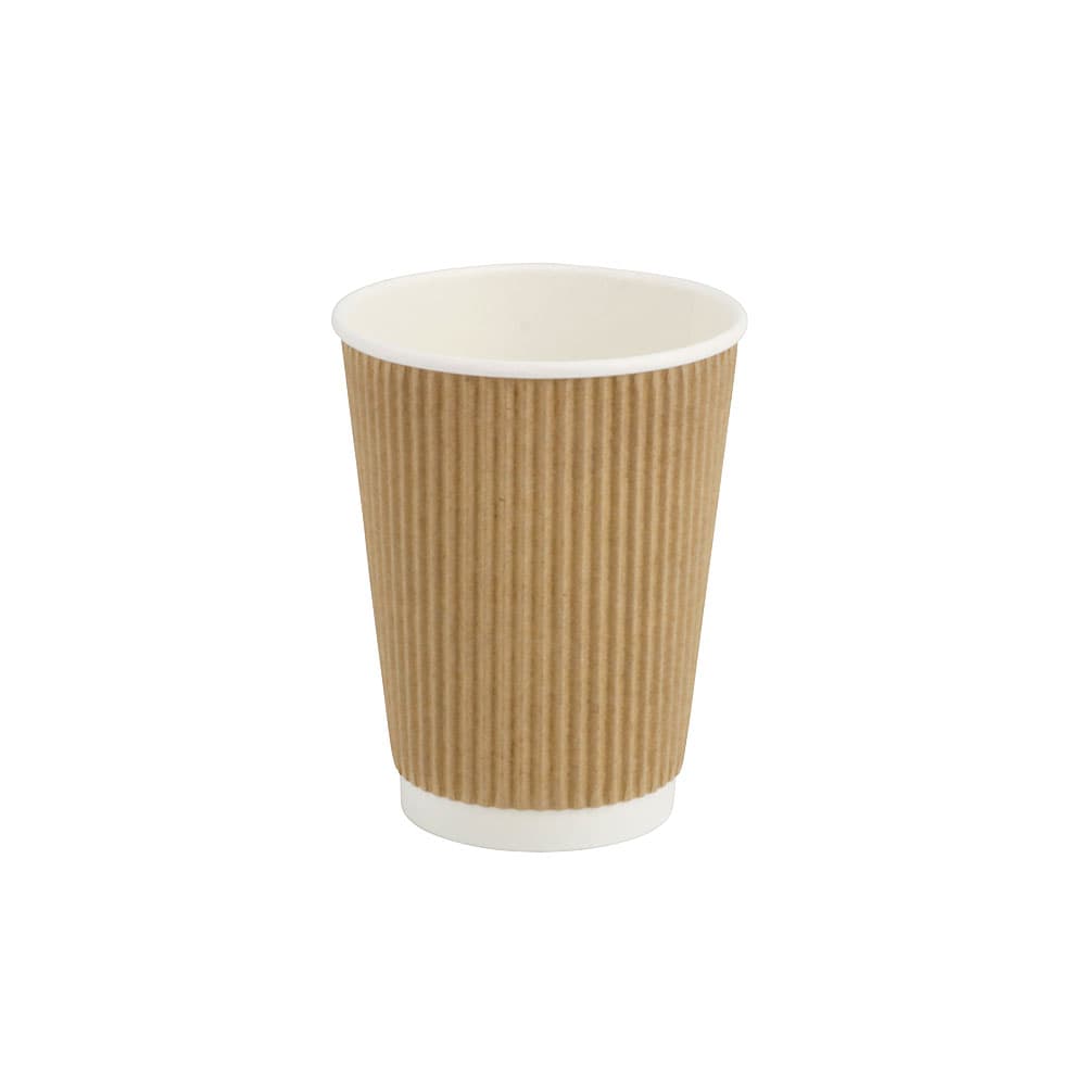 Einweg Kaffeebecher Trinkbecher aus Kraftpapier beschichtet 250 ml/300 ml 