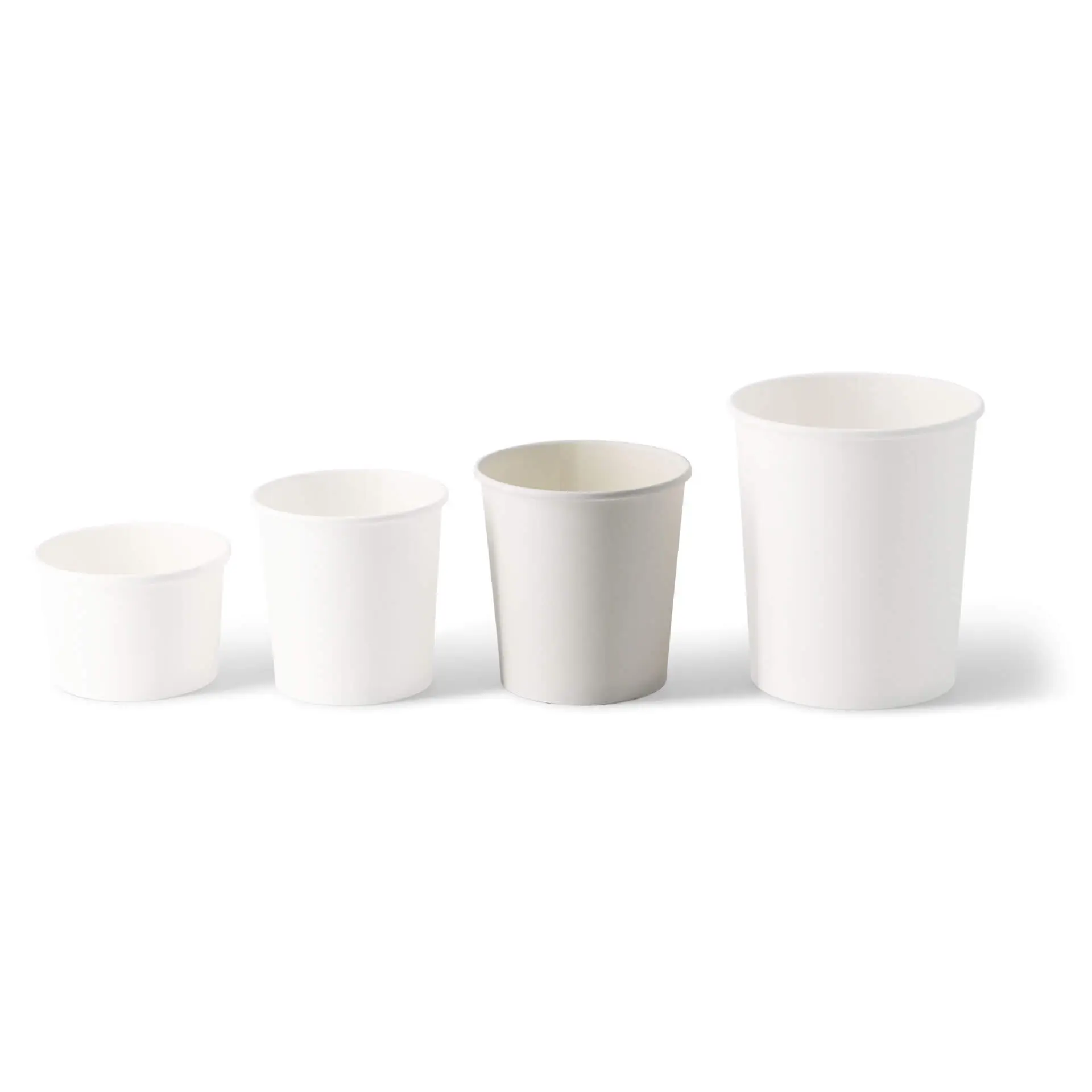 Suppenbecher to go aus Karton (Premium) 400 ml, Ø 95 mm, weiss, bio-beschichtet