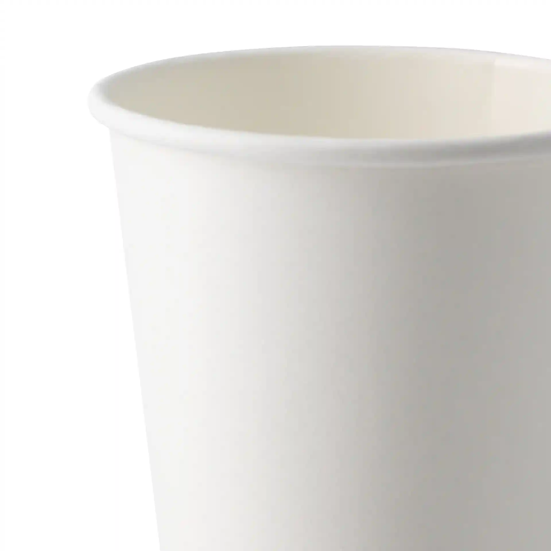 Pappbecher 200 ml / 8 oz, Ø 80 mm, einwandig, weiss, PLA-beschichtet