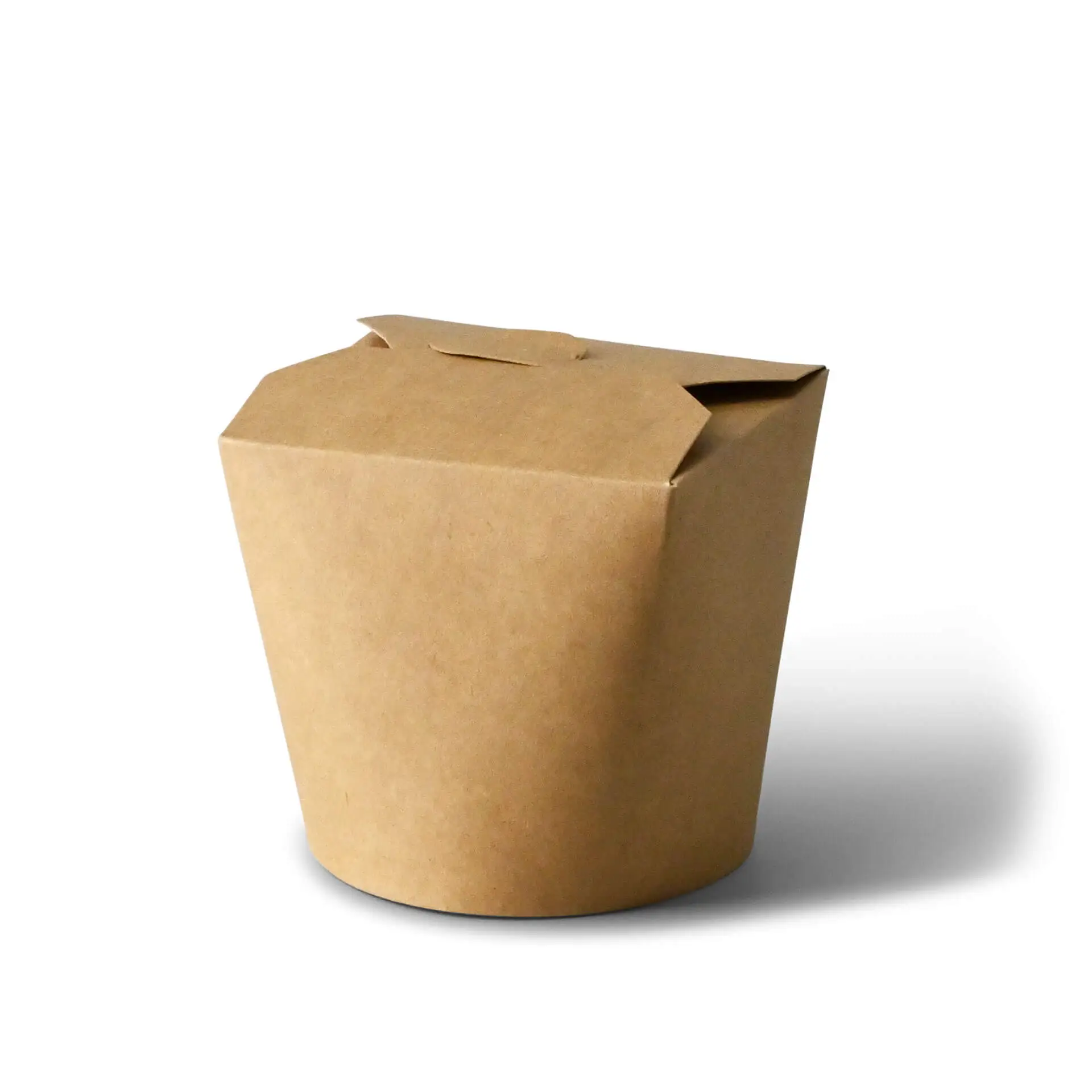 Nudelboxen / Asiaboxen aus Karton (bio-beschichtet) 650 ml, braun