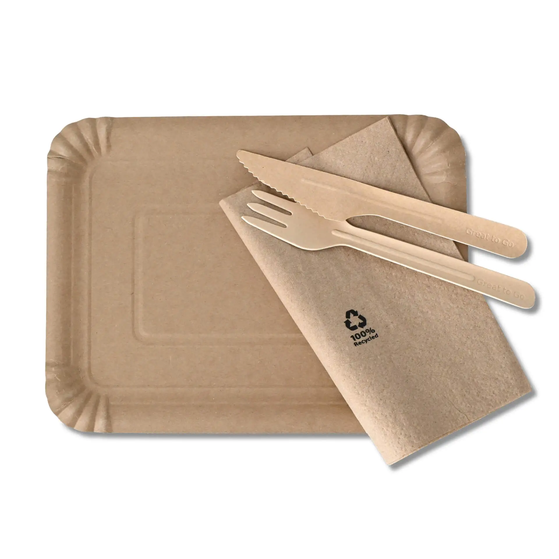 Pappteller 17 x 23 cm, braun, rechteckig dtw06013-pappteller-17-x-23-cm-braun-rechteckig-4