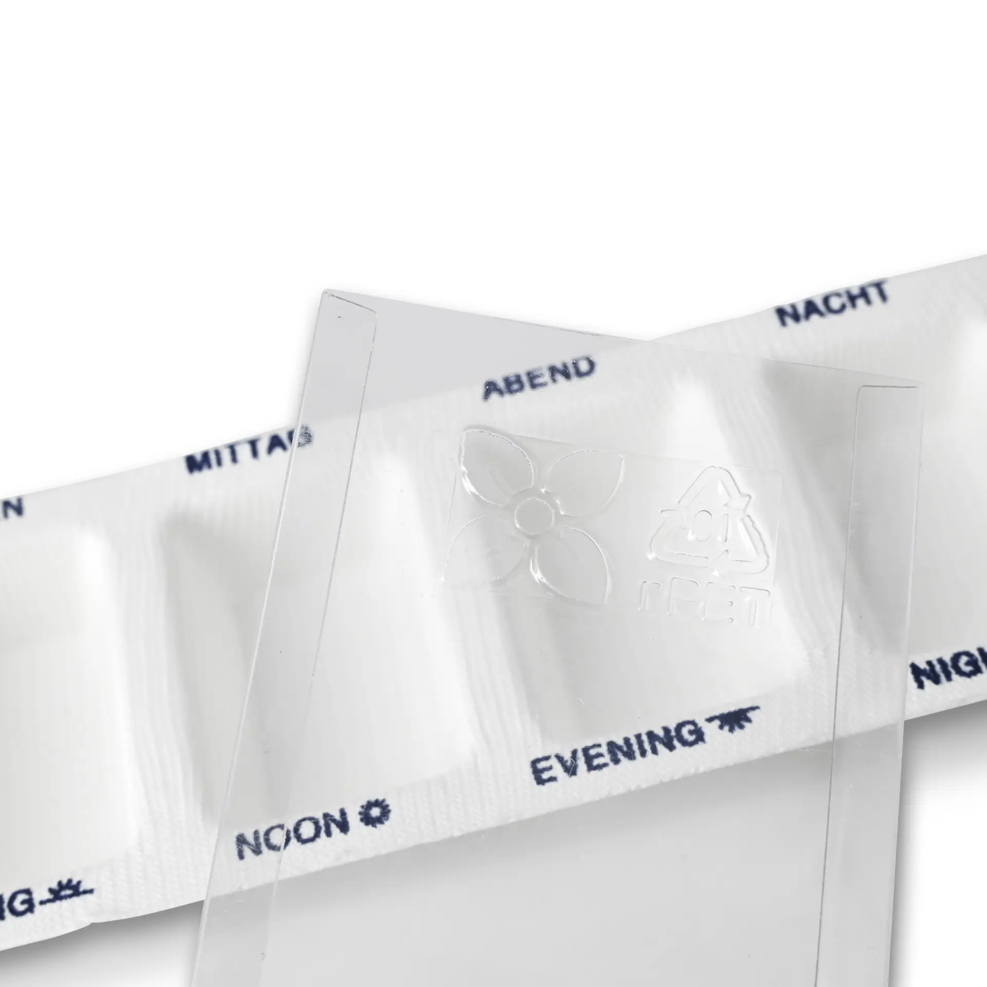 Distributeur de médicaments en fibres végétales 6 x 22 x 1 cm, 4 compartiments, couvercle coulissant en rPET dhy05070-medikamenten-dispenser-aus-pflanzenfasern-6-x-22-x-1-cm-4-kammern-rpet-schiebedeckel-4