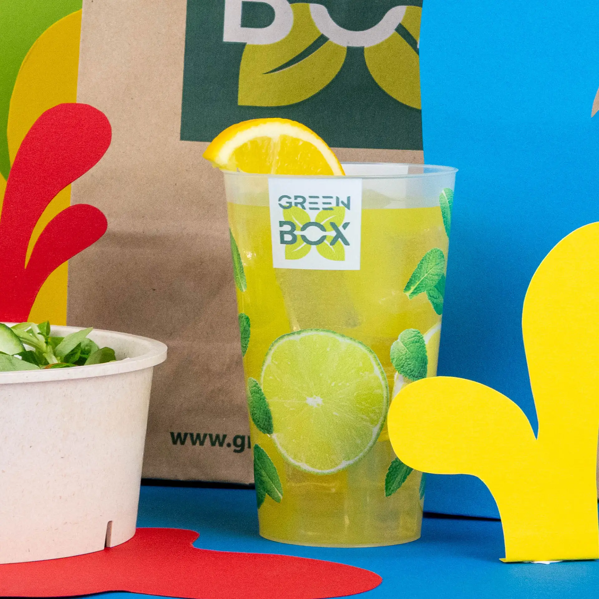 Mehrwegbecher mit Logo 400 ml, IMould Druck, vollflächig