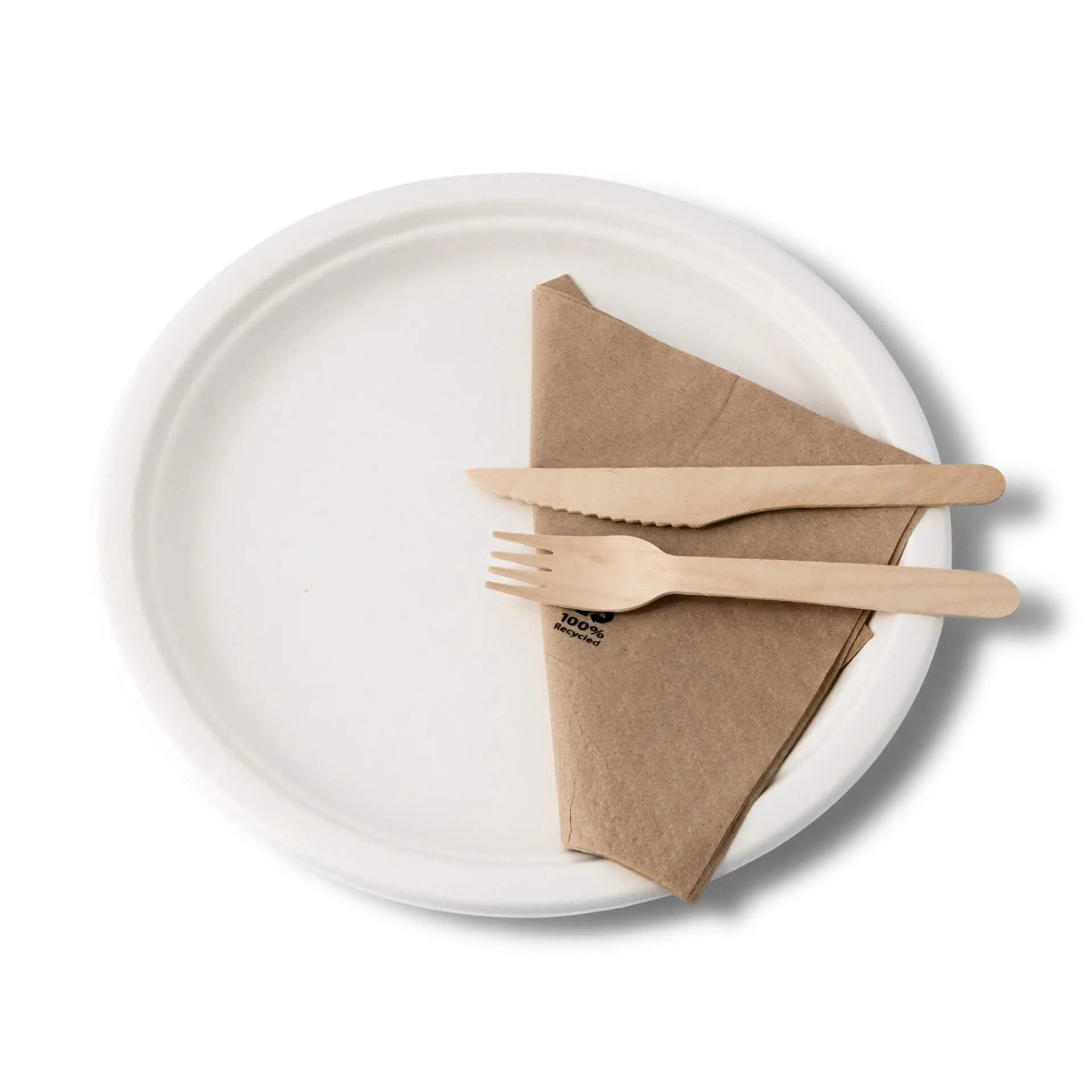 Assiette ronde en canne à sucre, Ø 26 cm dtw01414-teller-aus-zuckerrohr-26-cm-rund-4