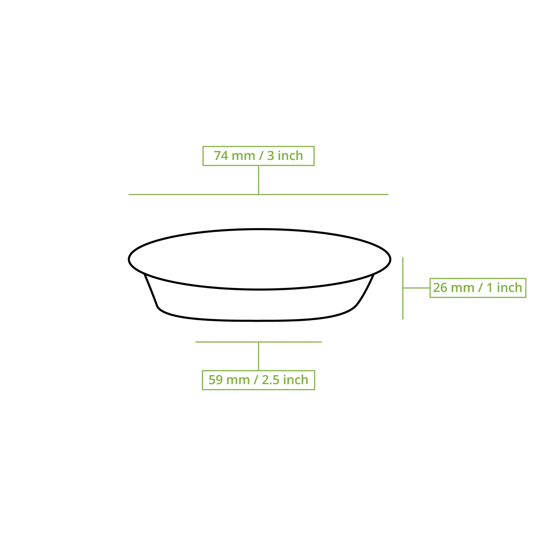 Pot à portions en rPET 80 ml, Ø 75 mm, transparent dfc02507-rpet-portionsbecher-80-ml-75-mm-transparent-8