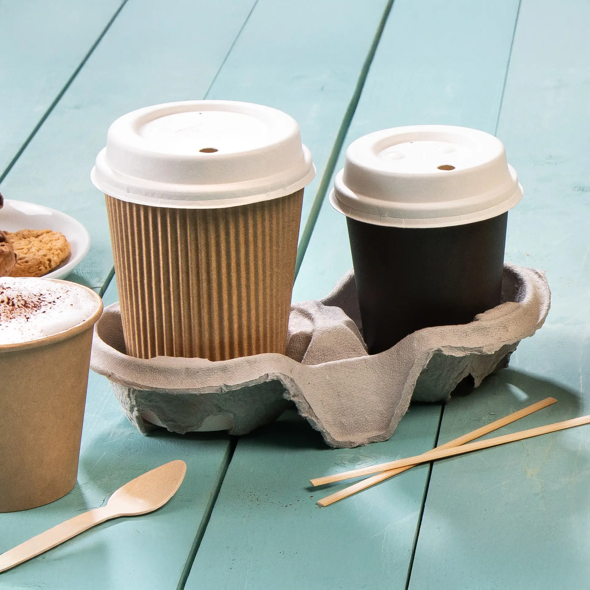 Becherträger (2er) aus Pappe, braun dhd04987-bechertraeger-2er-aus-pappe-braun-8