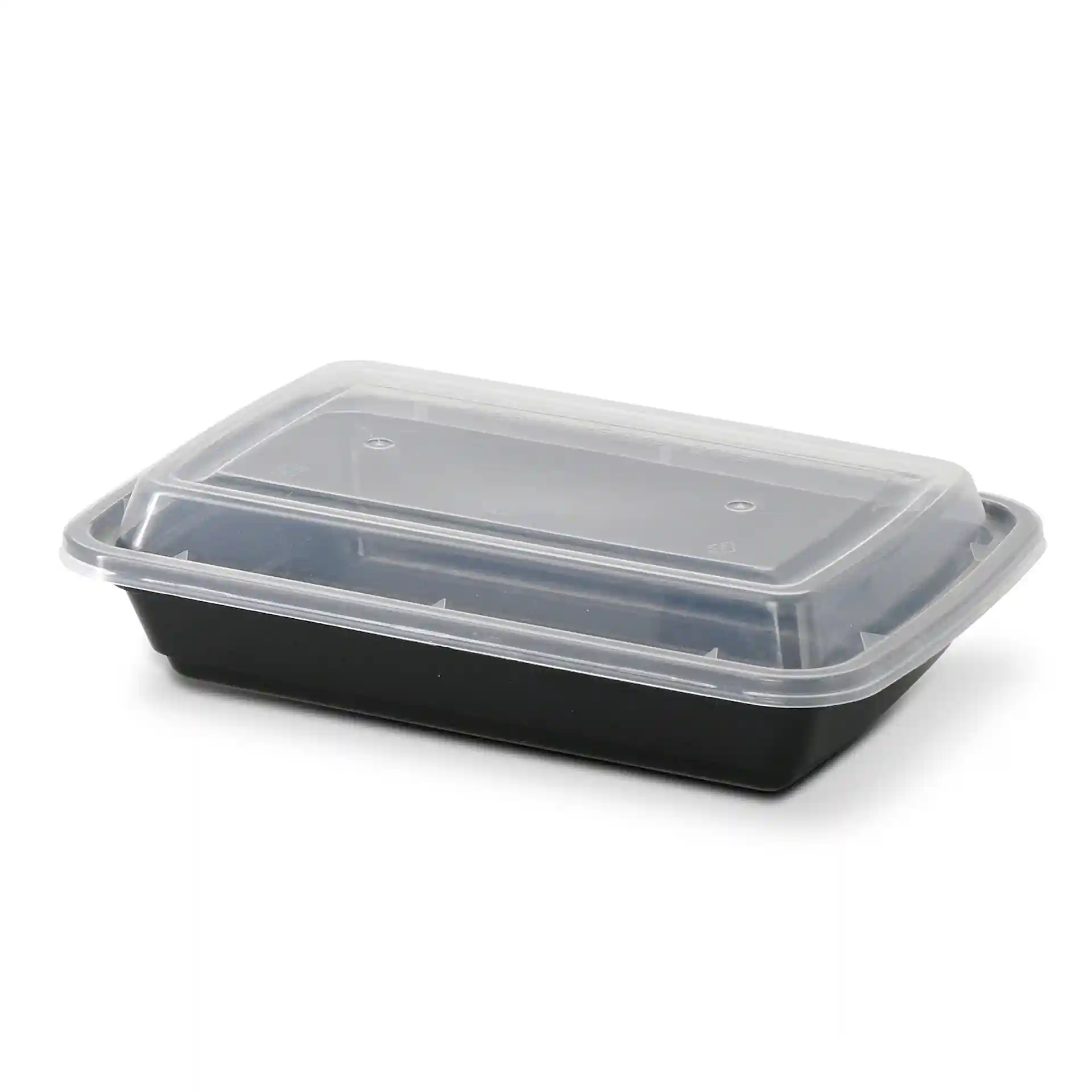 Mehrwegbehälter aus PP 450 ml, rechteckig, schwarz