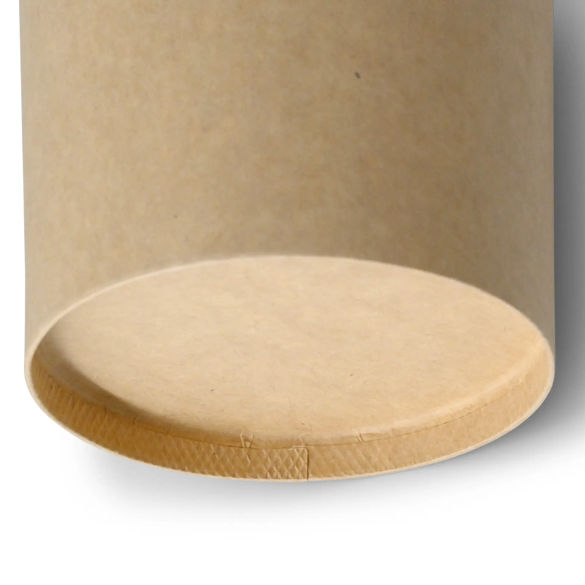 Suppenbecher to go aus Karton (bio-beschichtet) 600 ml / 24 oz, Ø 115 mm, braun