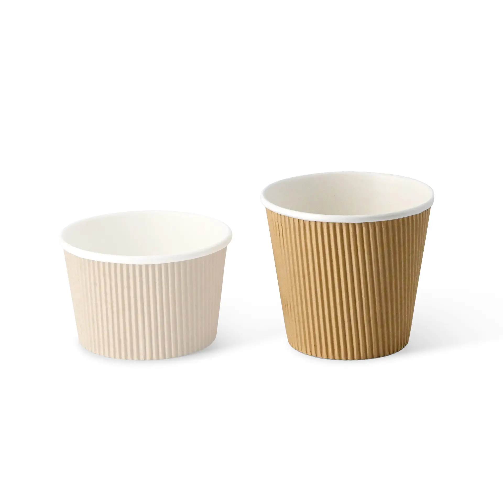 Pot à soupe en carton ondulé brun, 500 ml / 19 oz, Ø 116 mm Pot à soupe en carton ondulé brun, 500 ml / 19 oz, Ø 116 mm