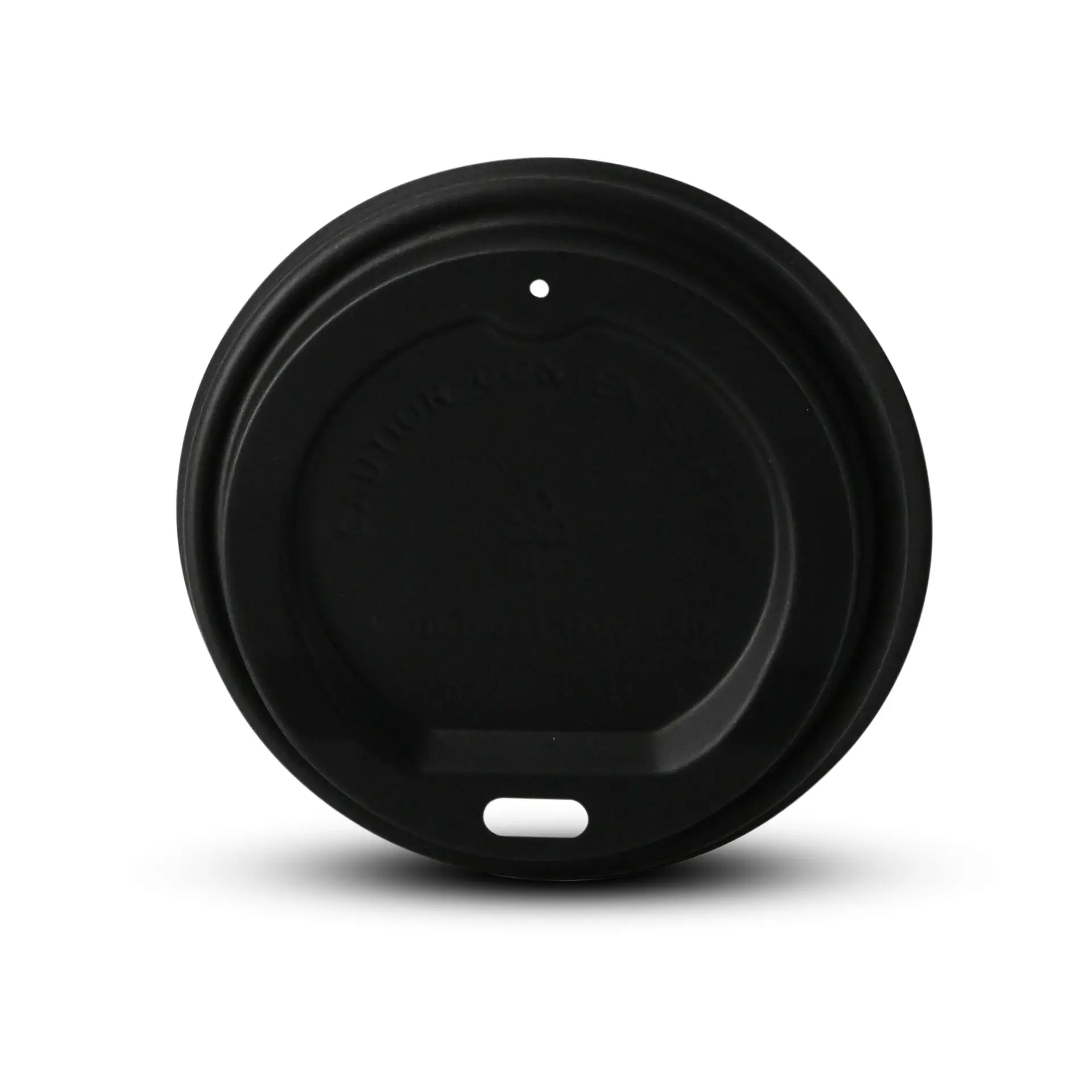 Couvercle en PS Ø 80 mm, noir, avec ouverture pour boire con10040-01-0-ps-deckel-80-mm-schwarz-trinkoeffnung-1