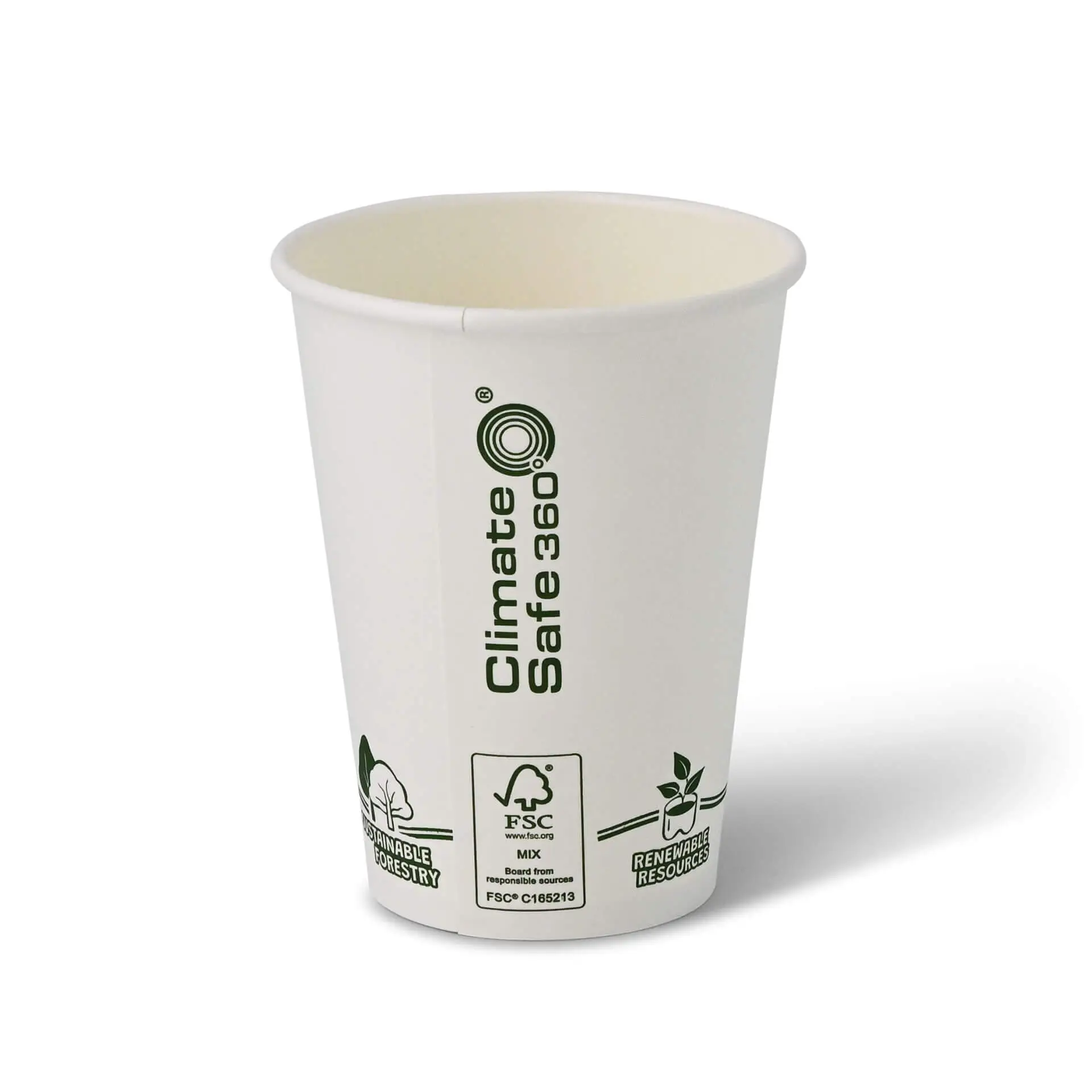 Gobelet en carton blanc, logos EcoUp©, 30 cl / 12 oz, Ø 90  mm dhd045381-pappbecher-300-ml-12-oz-90-mm-ecoup-icons-2