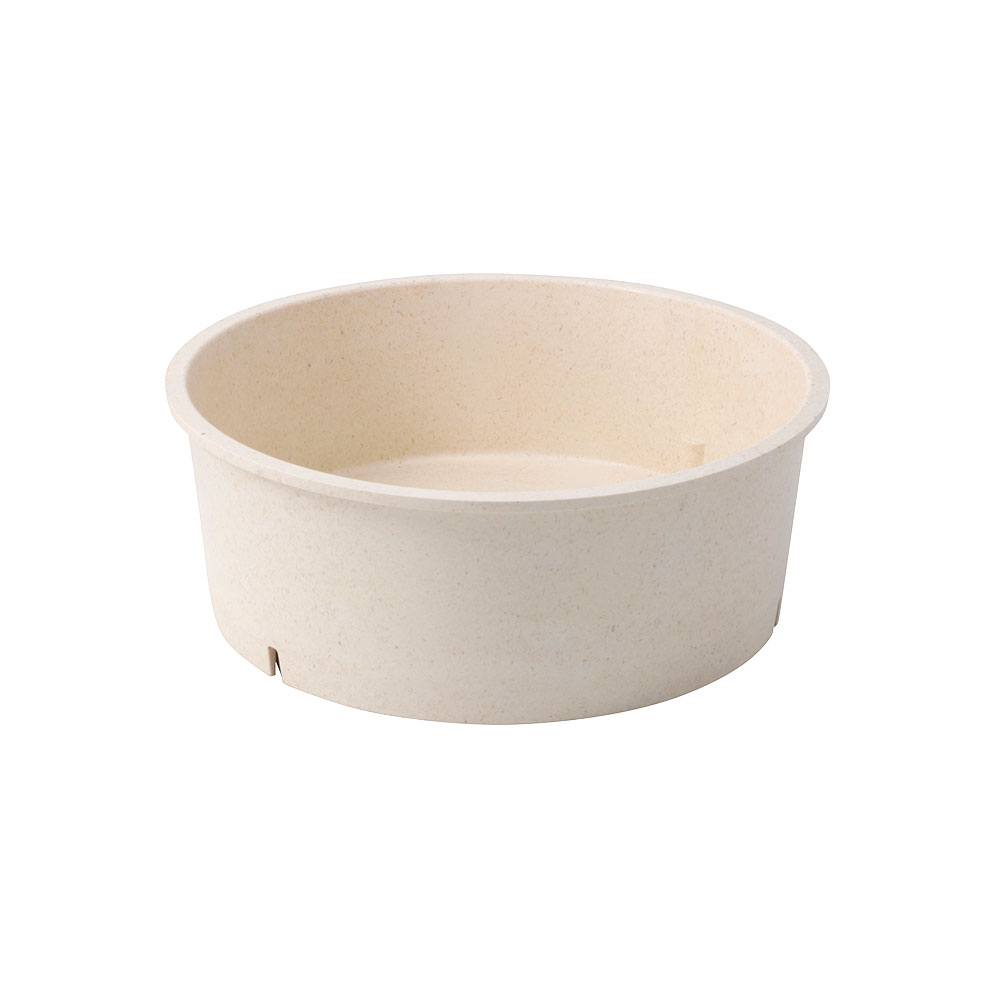 Mehrweg-Schalen Häppy Bowl® 1000 ml, Ø 185 mm, Cashew / creme-weiß