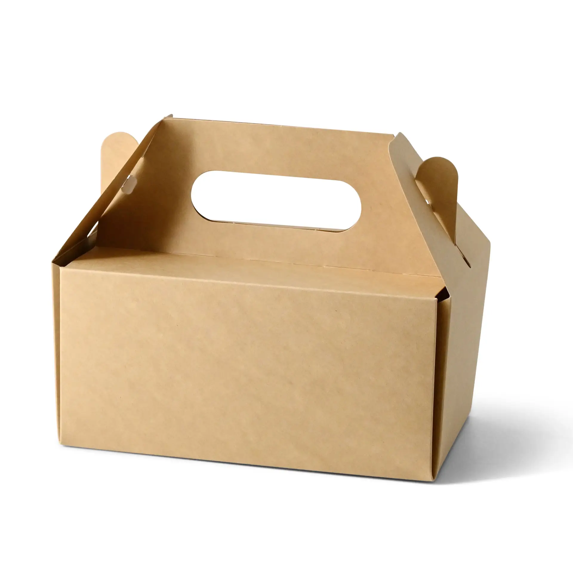 Boîte à gâteaux en carton avec poignée S, 18 x 11 x 9 cm, marron, pliable dfc04219-kuchenbox-aus-pappe-mit-griff-s-18-x-11-x-9-cm-braun-faltbar-1