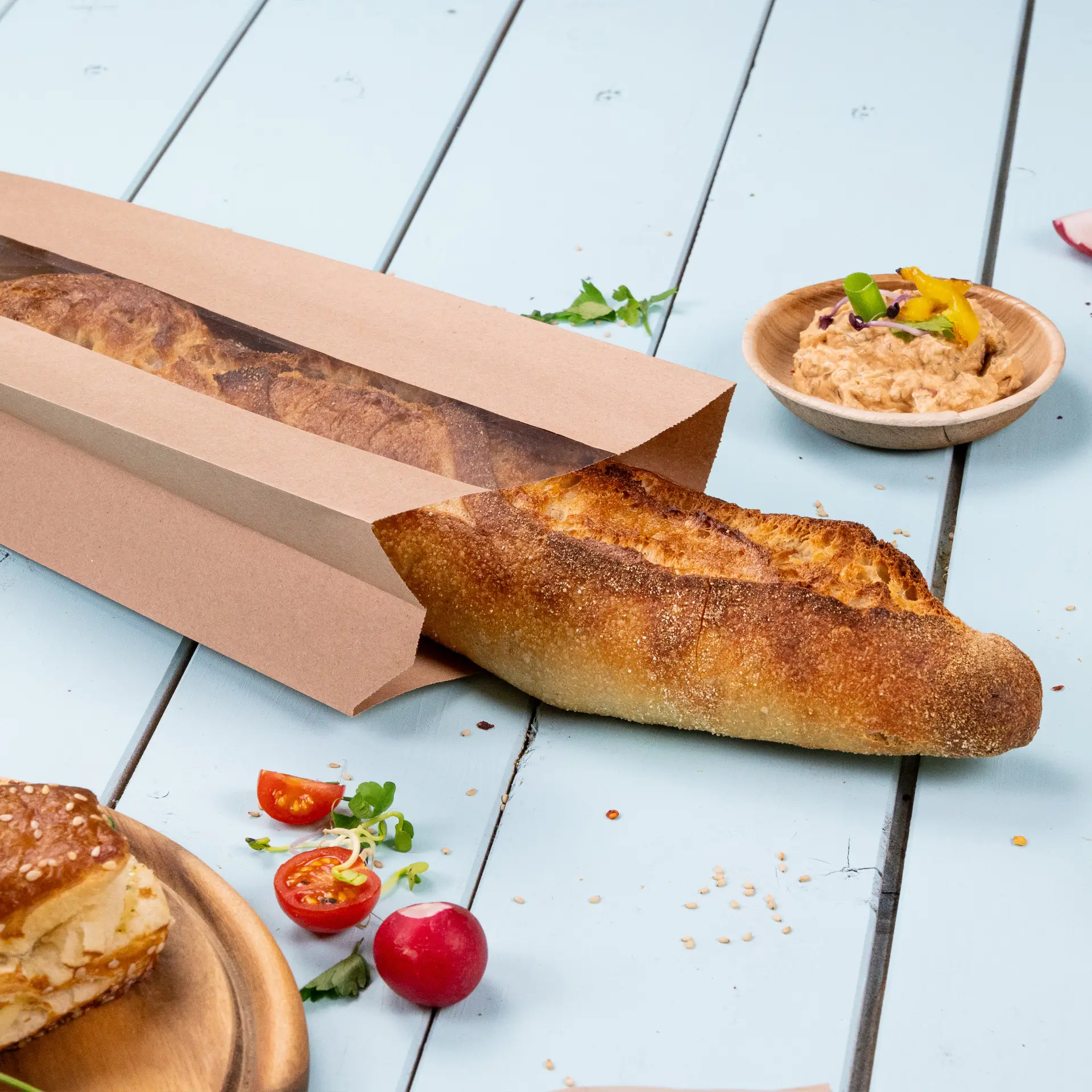 Nachhaltige Bäckertüten mit Fenster | 500 Stück dre02148-baeckertueten-aus-papier-mit-fenster-l-20-x-11-x-41-cm-braun-5