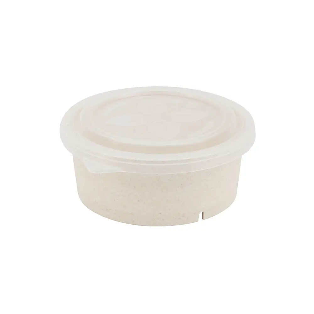 Second-Hand-Set Mehrweg-Schalen merways Bowl 650 ml, Cashew / creme-weiss
