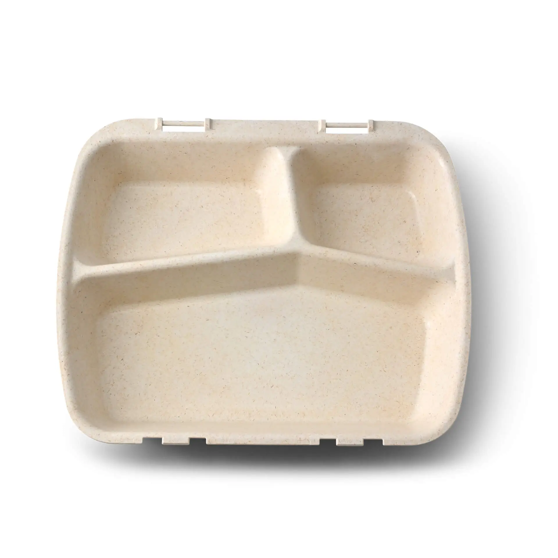 Mehrweg-Menü-Behälter "merways Box" 24,5 x 20 x 4,5 cm, 3 Kammern, HP4/3, Cashew / creme-weiss dfc00845-mehrweg-menue-behaelter-merways-box-245-x-20-x-45-cm-3-kammern-hp43-cashew-creme-weiss-2
