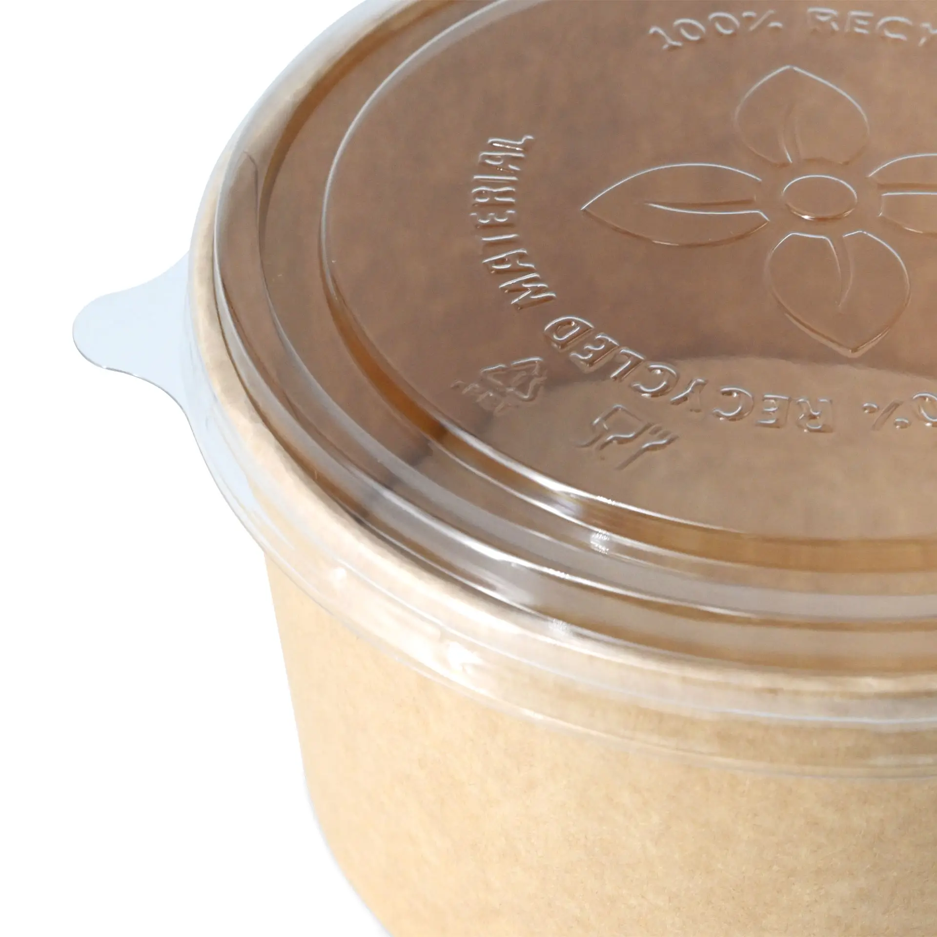 Couvercle transparent en rPET, Ø 150 mm dfc08840-rpet-deckel-150-mm-klar-4