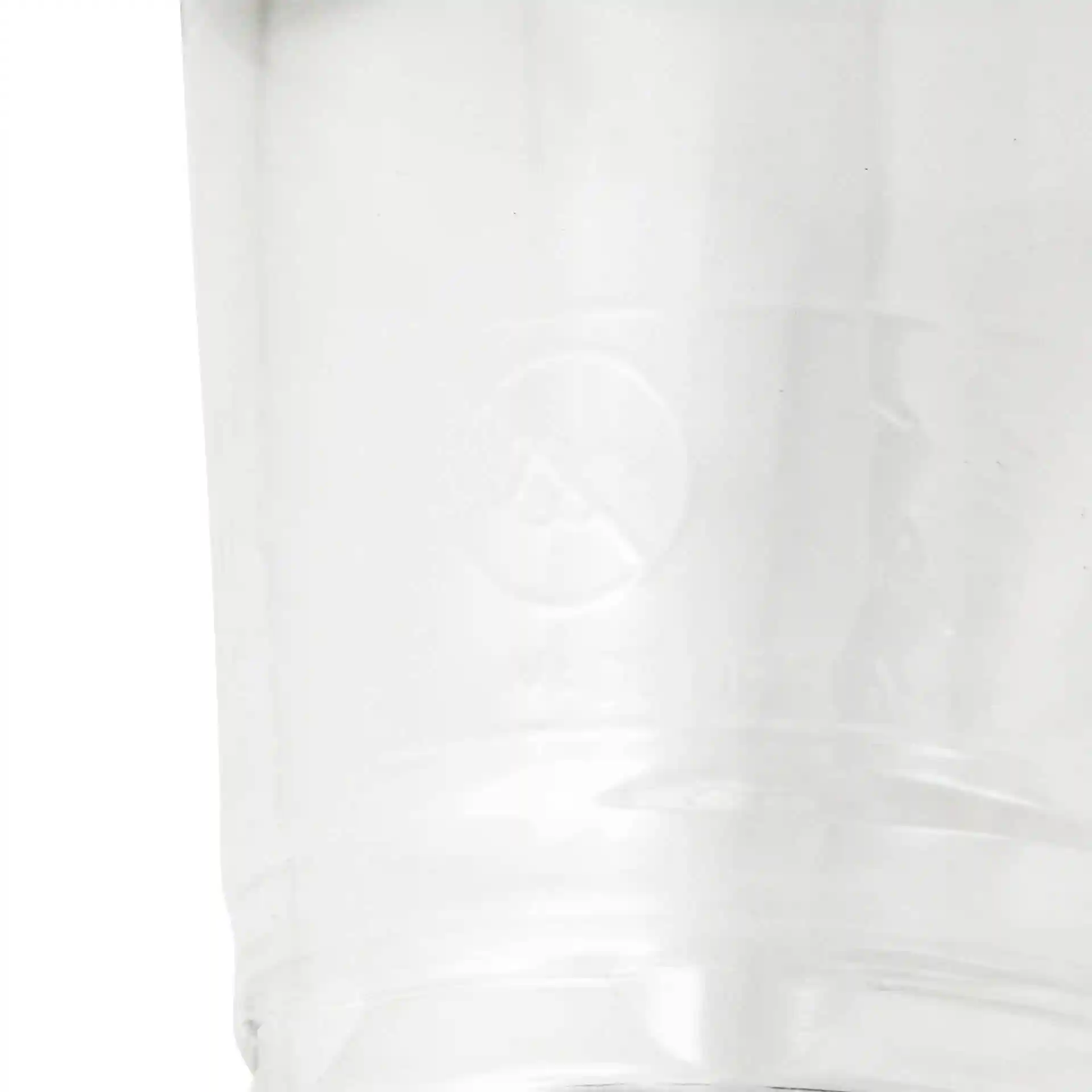 Gobelet rPET transparent de 8 oz avec une hauteur de 96 mm et un diamètre supérieur de 95 mm.